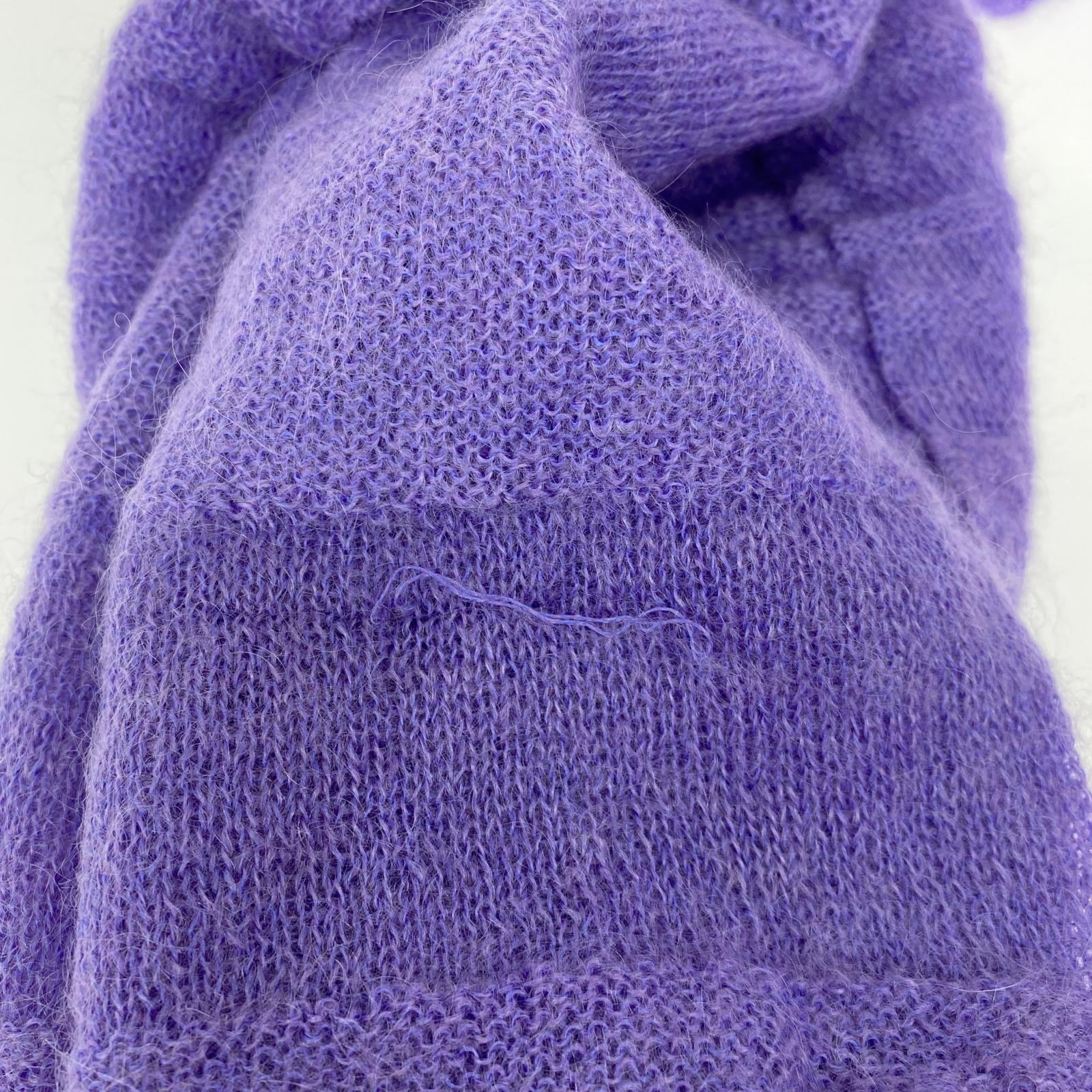 その他アクセサリー ISSEYMIYAKE モヘア スヌード パープル