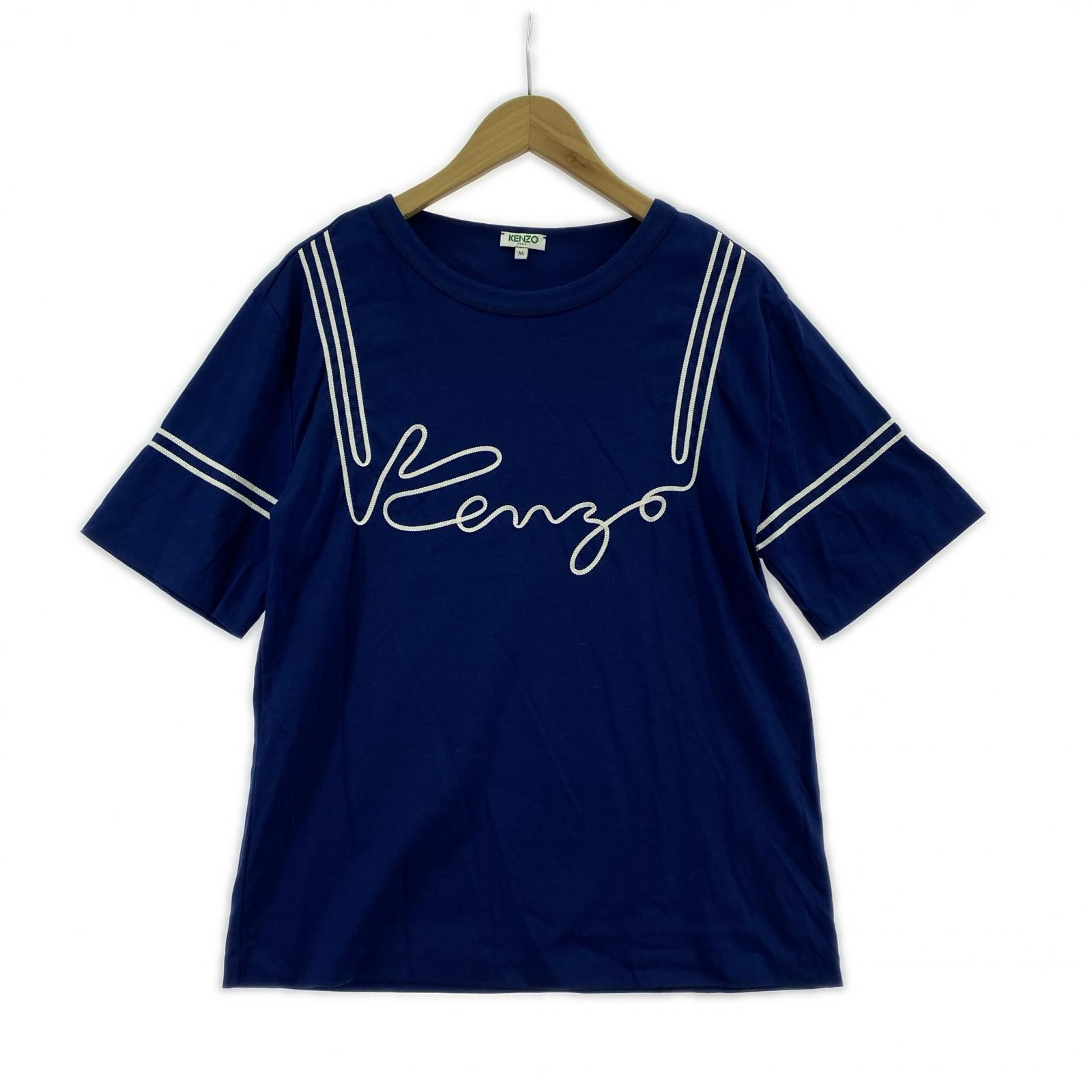 半袖Tシャツ 青 (M) M ブルー