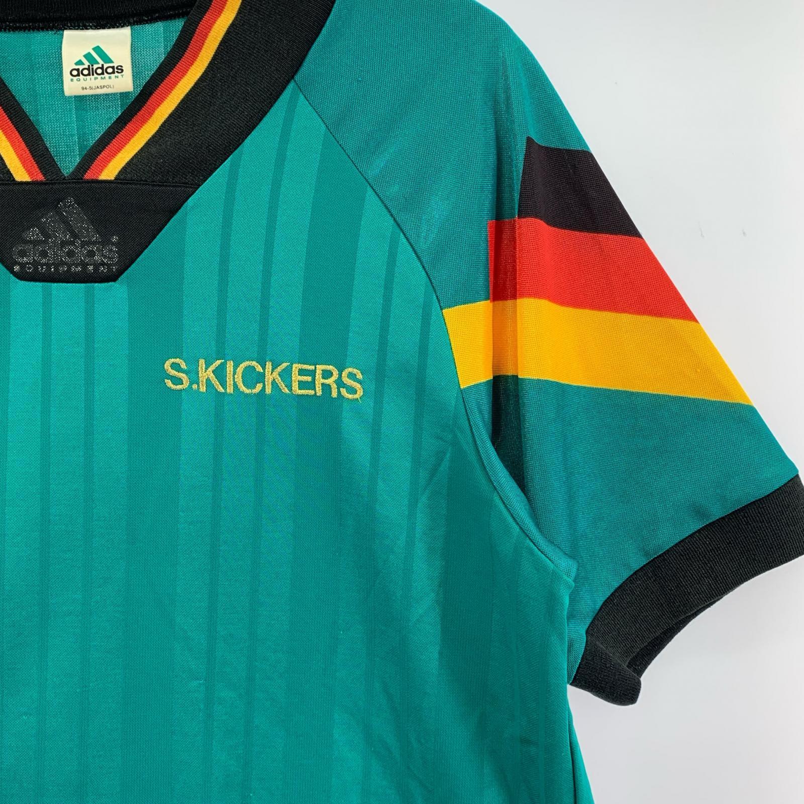 半袖Tシャツ 92/93 ドイツ代表アウェイユニ グリーン L L