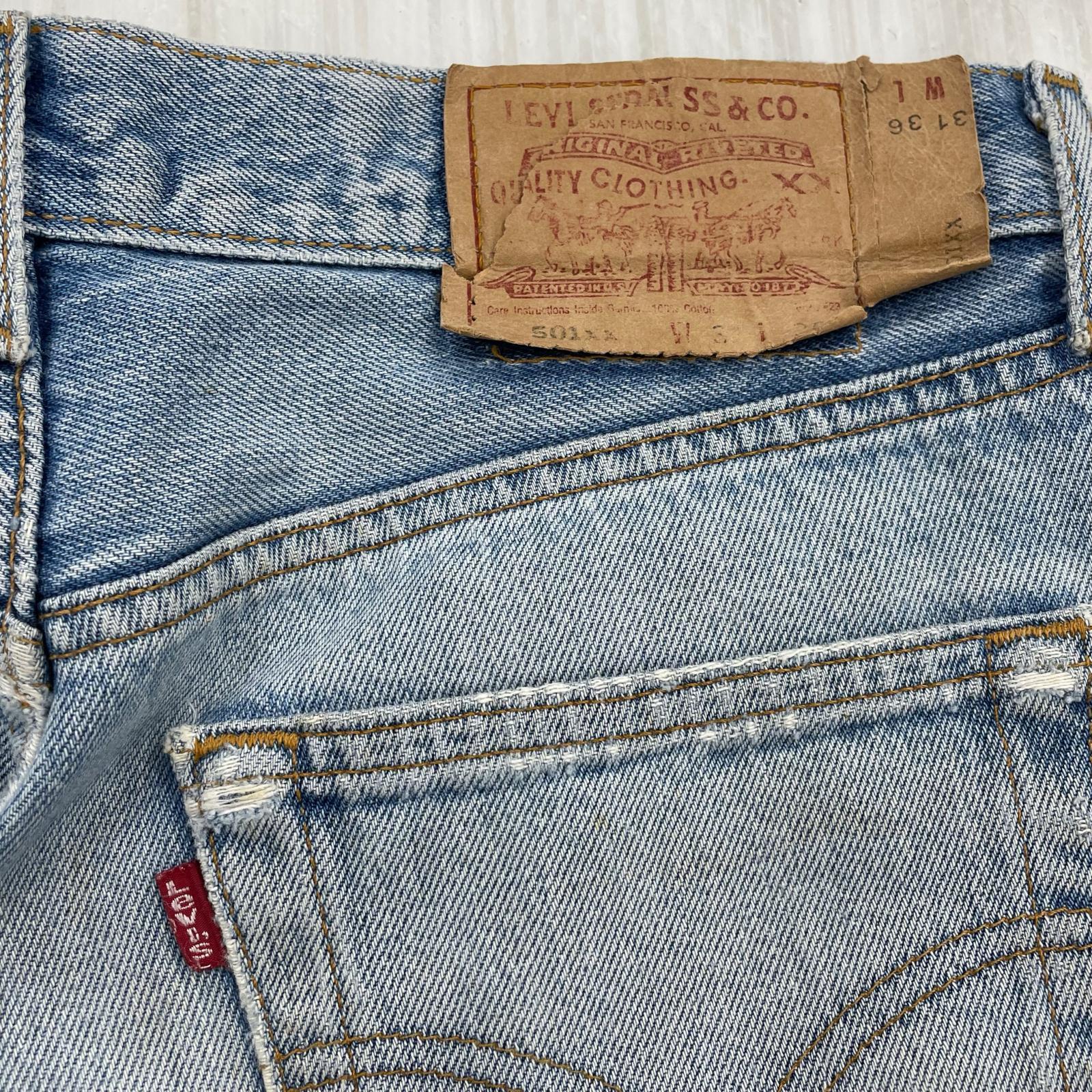 デニムパンツ 501XX メキシコ製 W28 31 ブルー