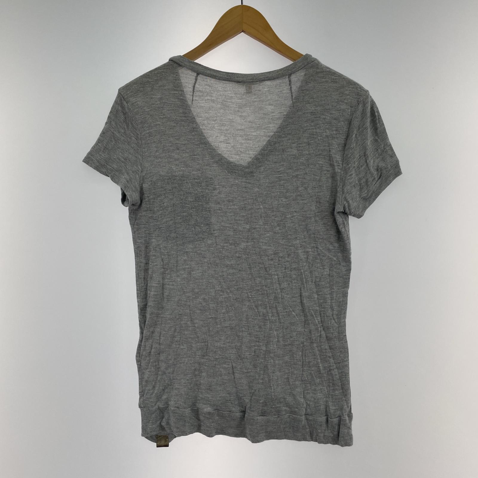 半袖Tシャツ Vネック S/S カットソー(M) グレー M グレー