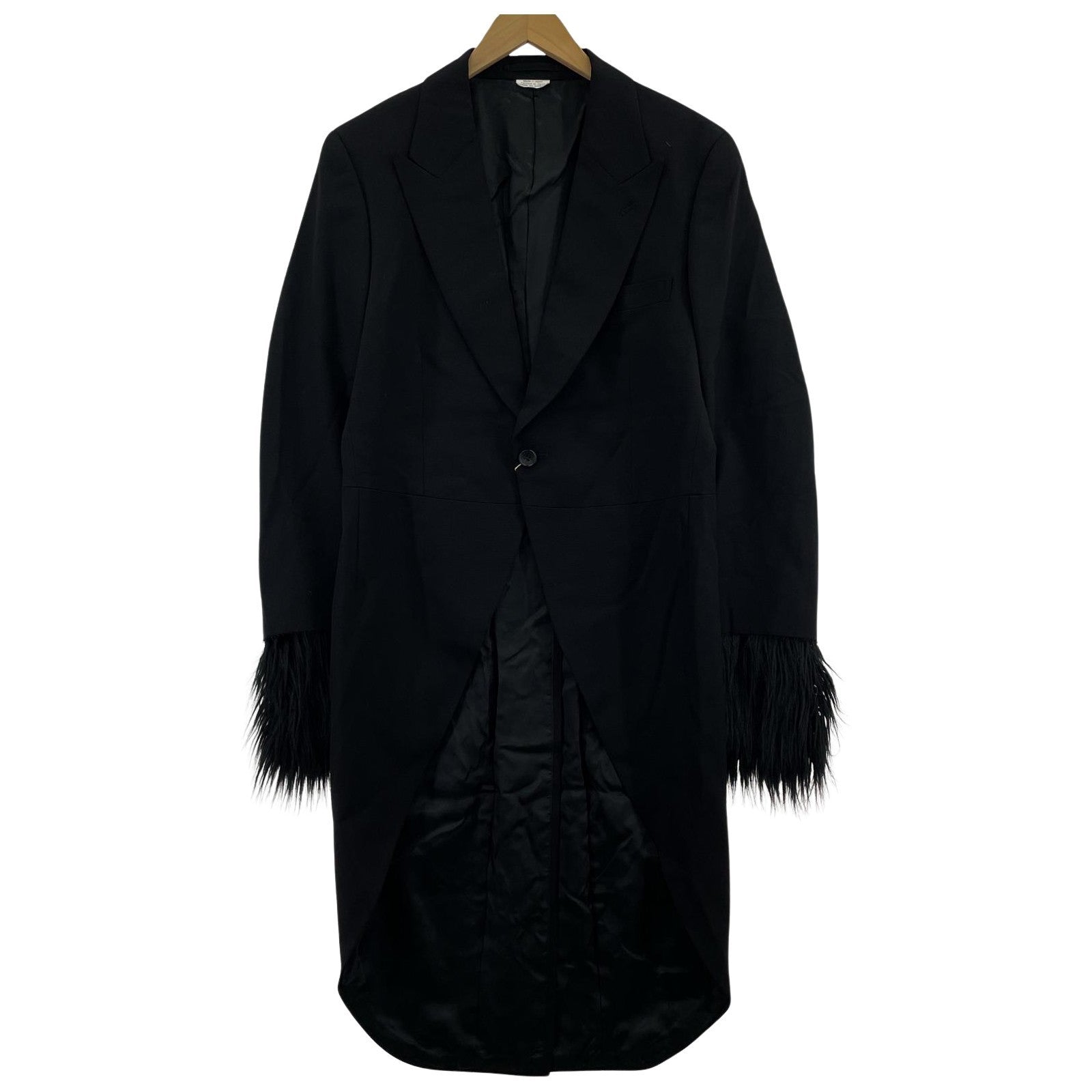 その他アウター COMME des GARCONS HOMME PLUS 23AW 燕尾服 フェイクファー ジャケット M ブラック M ブラック
