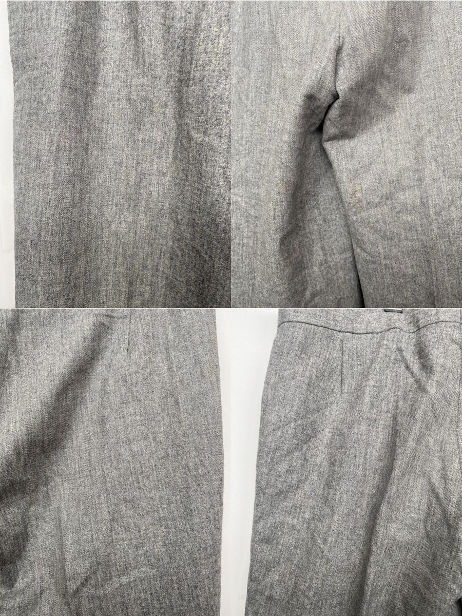 HERMES ウールパンツ グレー 42