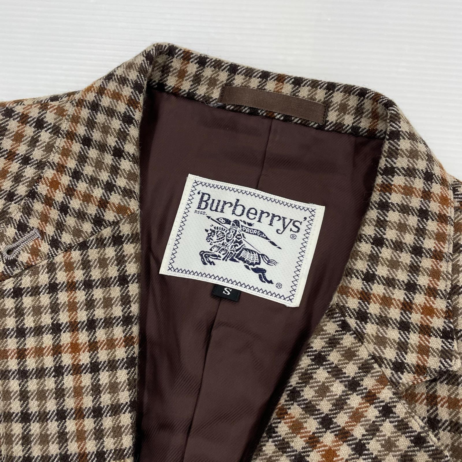 その他アウター Burberrys ウールジャケット チェック (S) S