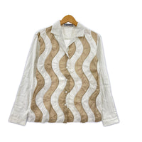 長袖シャツ ISSEY MIYAKE WHITE LABEL デザインシャツ IM24FJ066 白 (2) 2