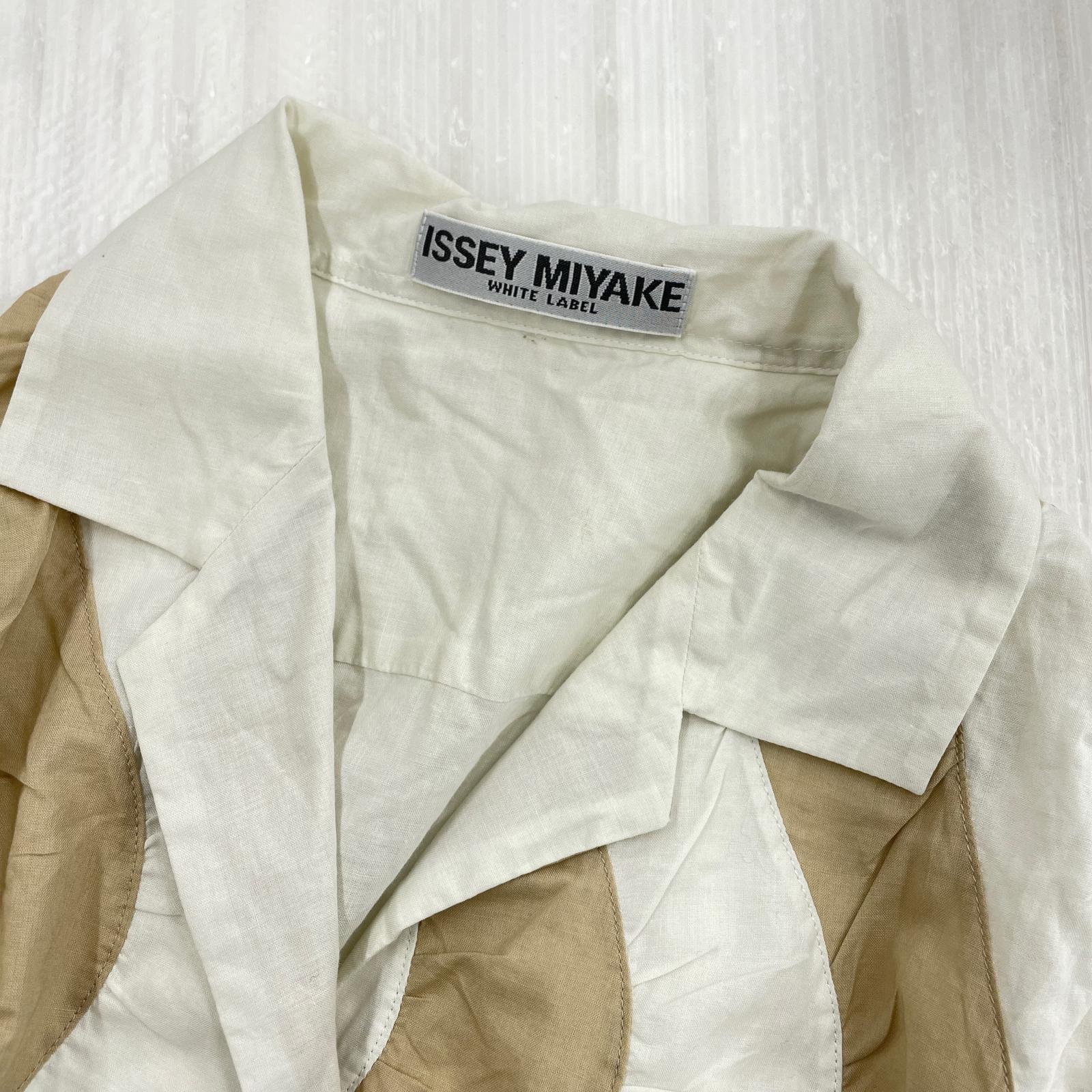 長袖シャツ ISSEY MIYAKE WHITE LABEL デザインシャツ IM24FJ066 白 (2) 2