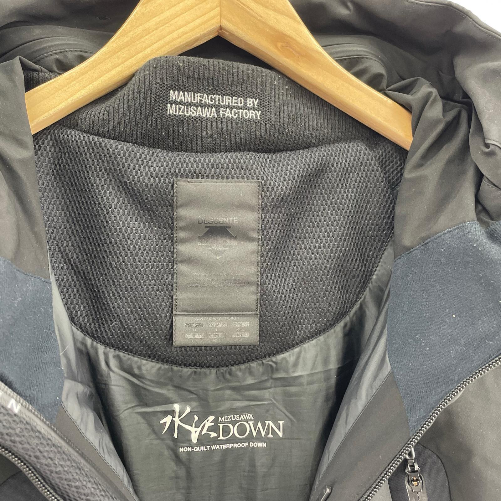 ダウンジャケット DESCENTE ALLTERRAINMOUNTAINEER 水沢ダウンジャケット ODAMQGK30U 黒 (O) ブラック