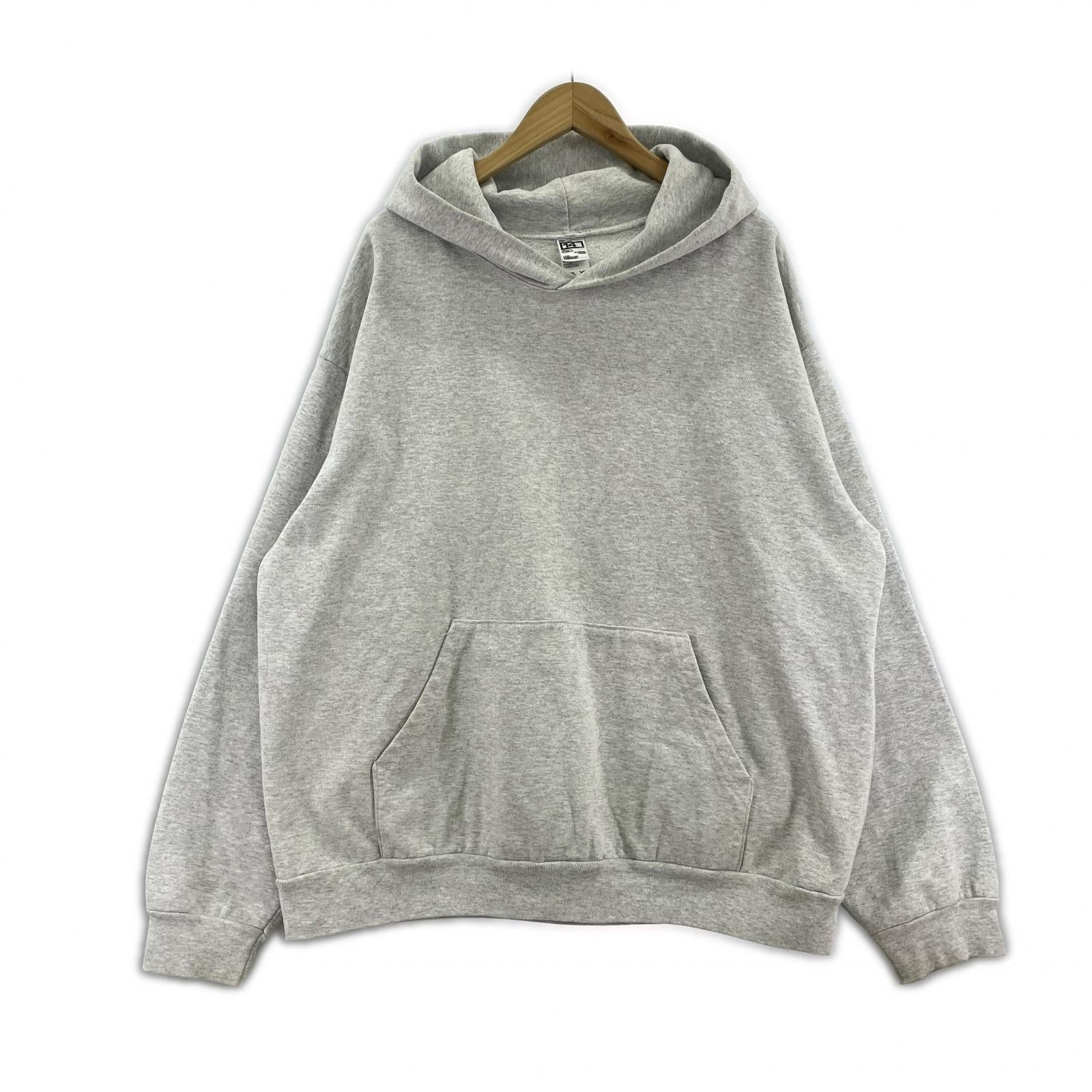 パーカー los angeles apparel/14oz/プルオーバーパーカー/XL/ポケット付近シミアリ グレー