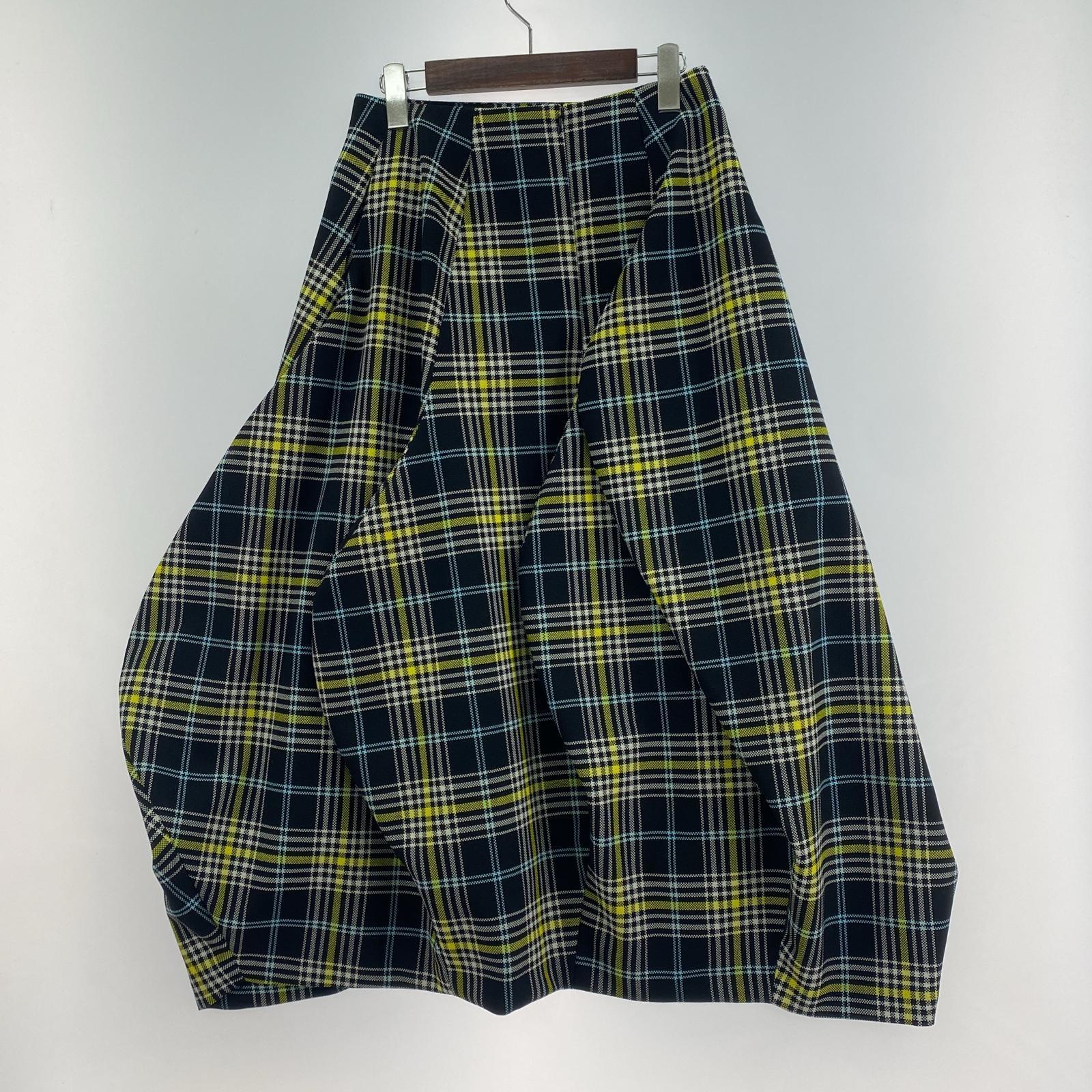 スカート 23AW BALLOON-SKIRT チェック 38