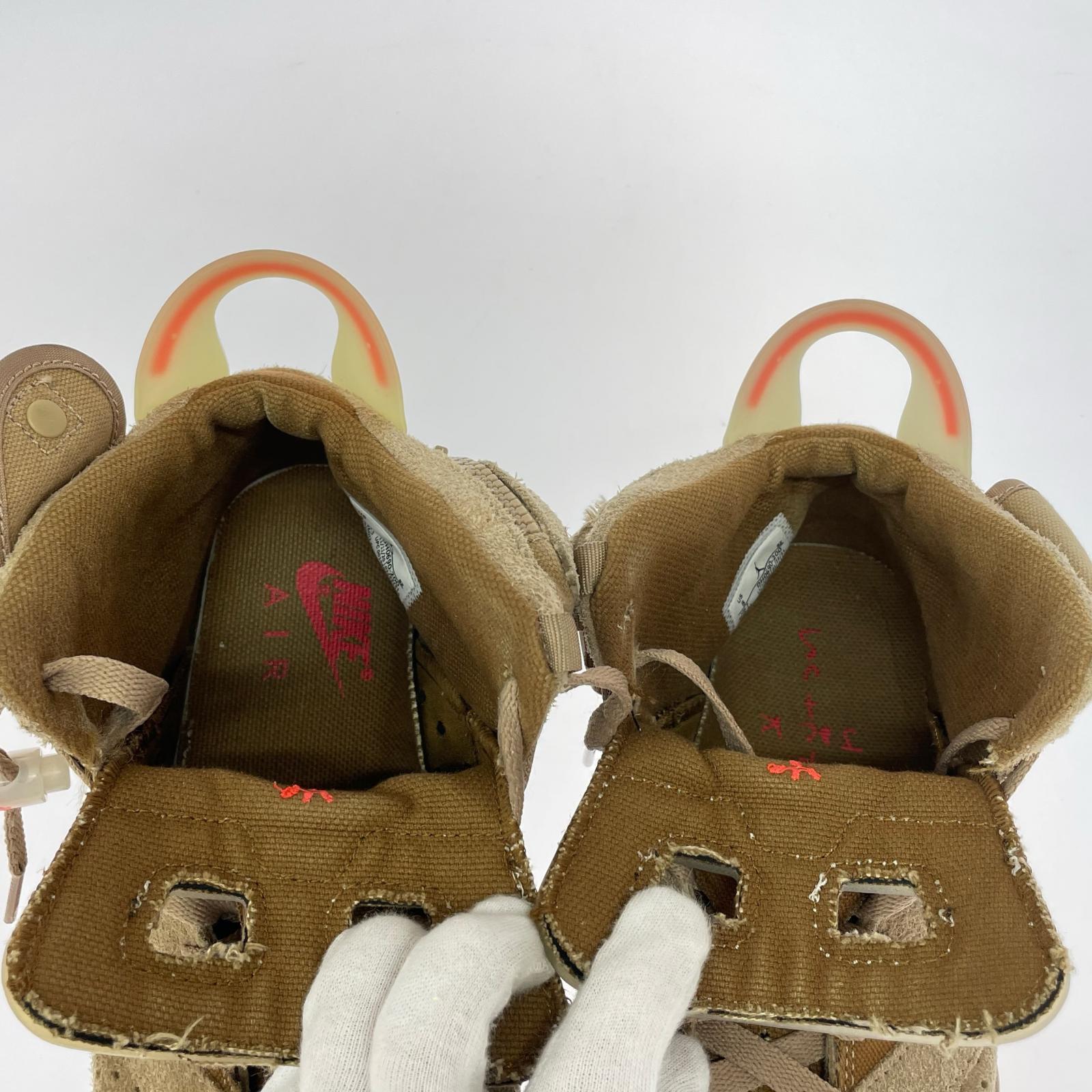 スニーカー TRAVIS SCOTT AIR JORDAN 6 RETRO(26.0) 26cm (US8 UK7 1/2 EU42) ブラウン