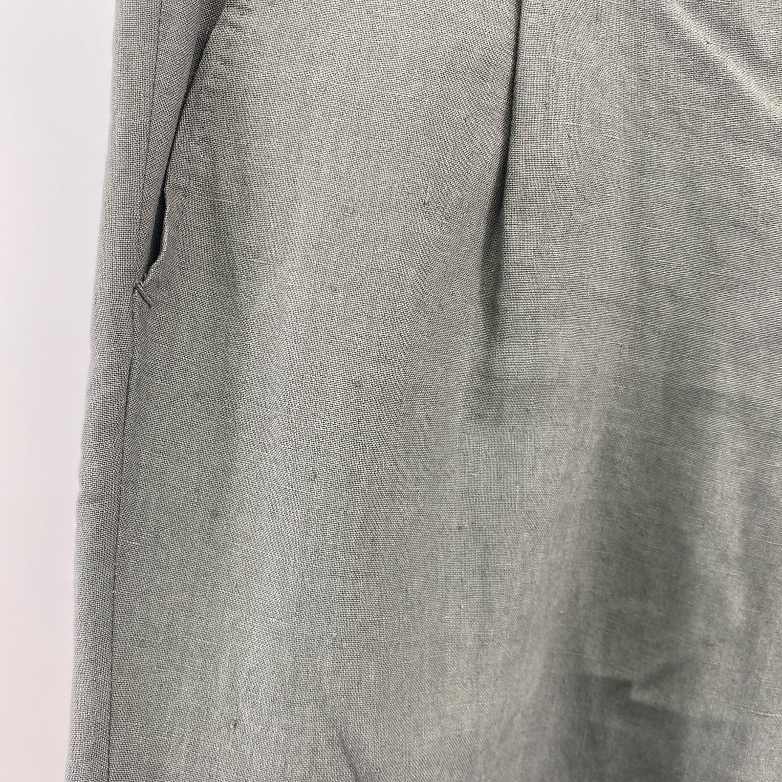 パンツ Ambrosi リネンスラックス グレー (48) 48 グレー