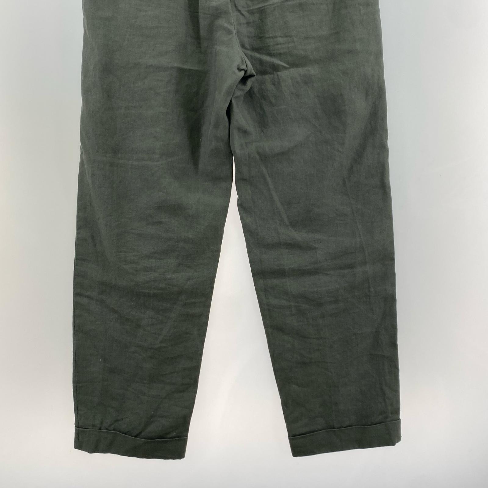 パンツ Ambrosi リネンスラックス グレー (48) 48 グレー