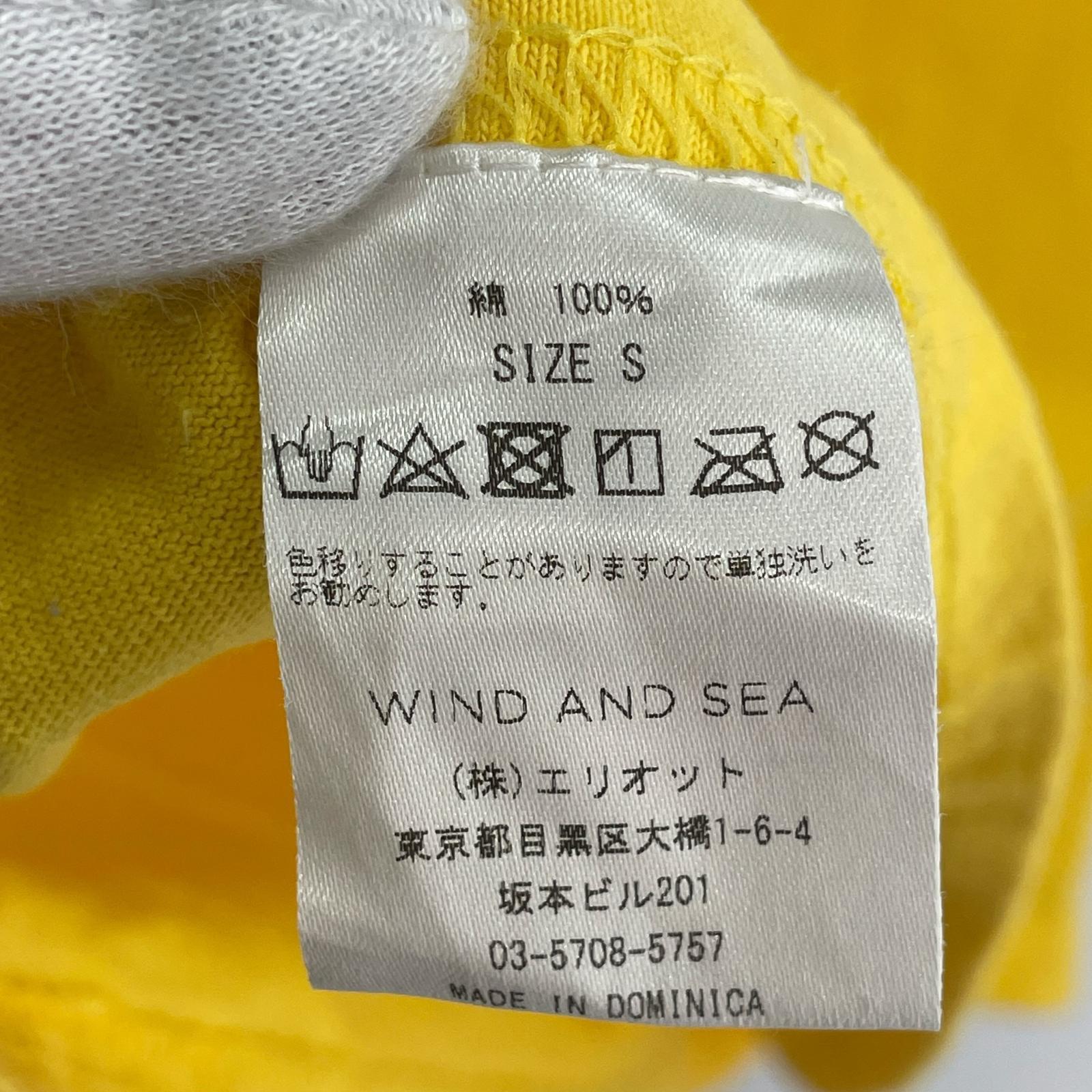 半袖Tシャツ WIND AND SEA 半袖Tシャツ・カットソー S イエロー
