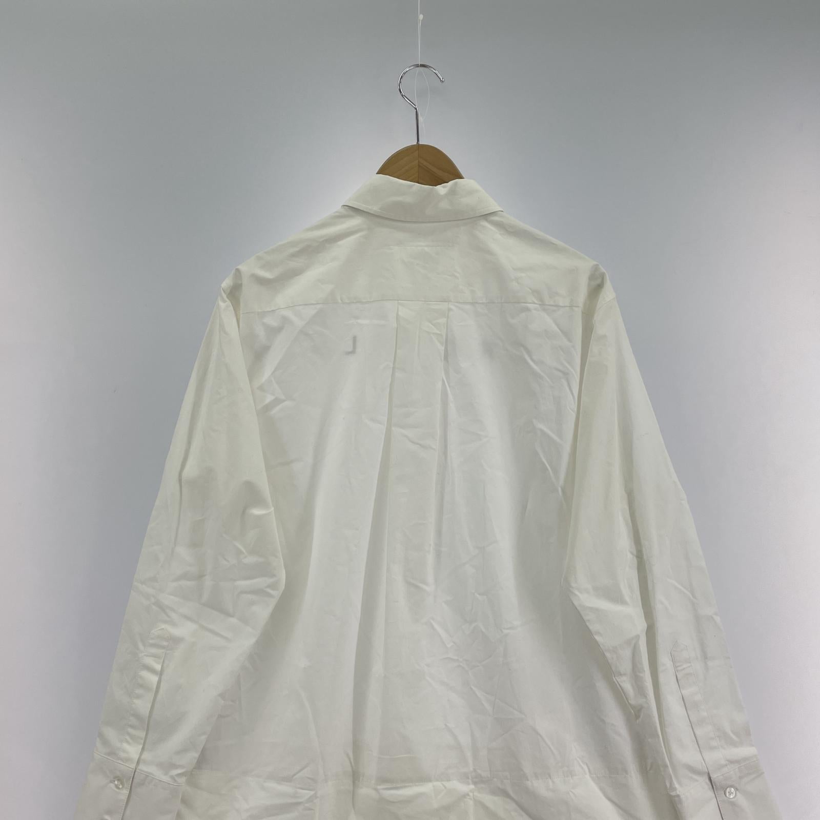 長袖シャツ 21aw LOGO PRINT COTTON DRESS シャツ size16 ホワイト