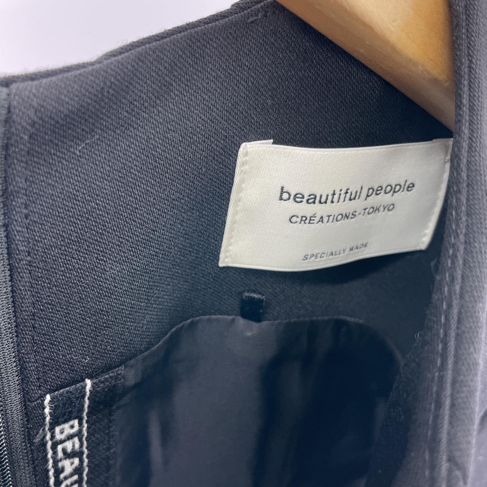 ワンピース プリーツノースリーブワンピース size38 38 ブラック