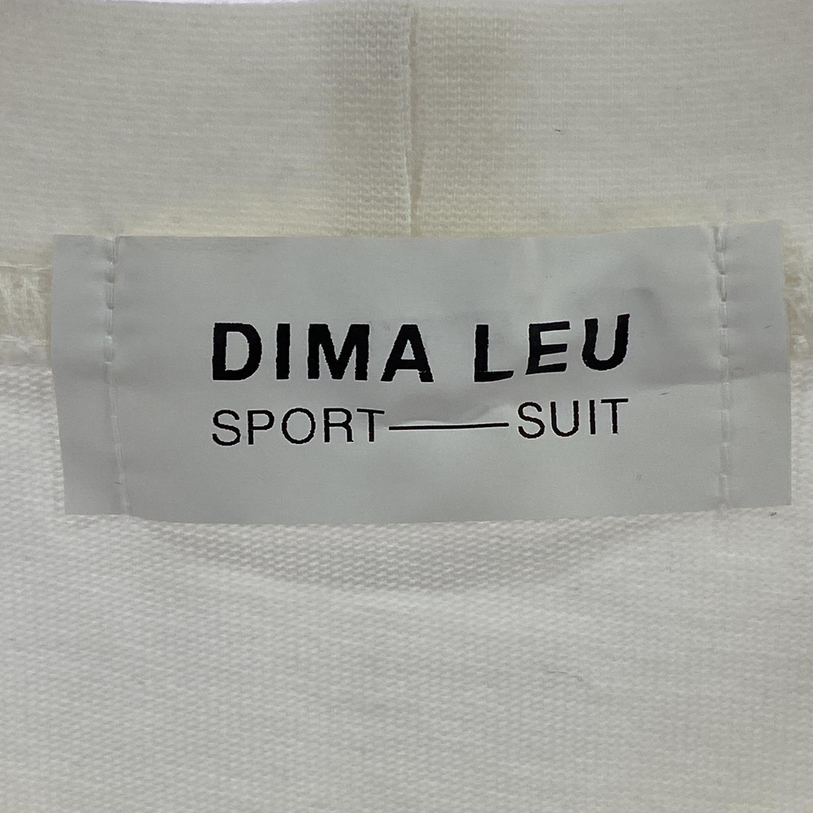半袖Tシャツ Dima Leu サイドラインTee S ホワイト