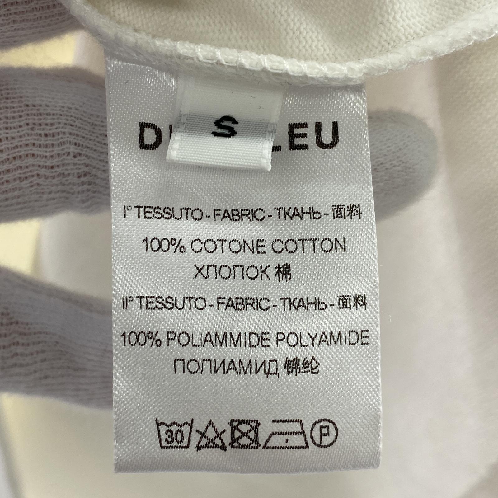 半袖Tシャツ Dima Leu サイドラインTee S ホワイト