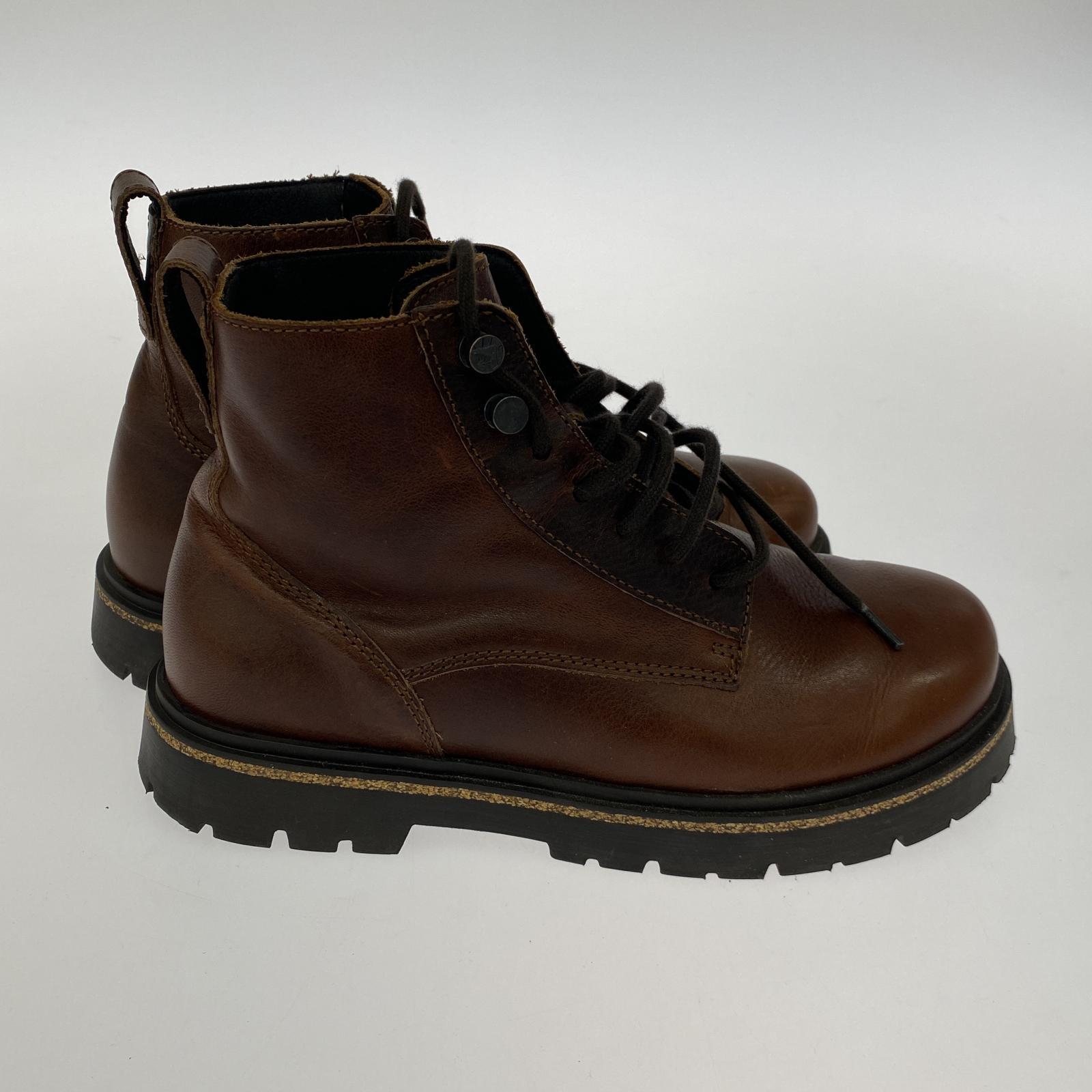 ブーツ BIRKENSTOCK HIGHWOOD LACE MID ブラウン