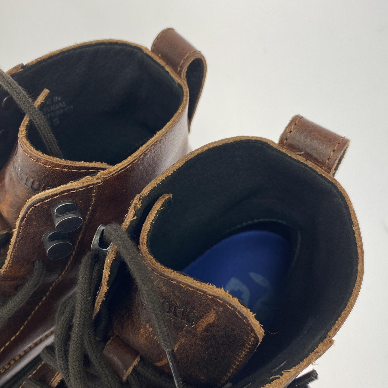 ブーツ BIRKENSTOCK HIGHWOOD LACE MID ブラウン