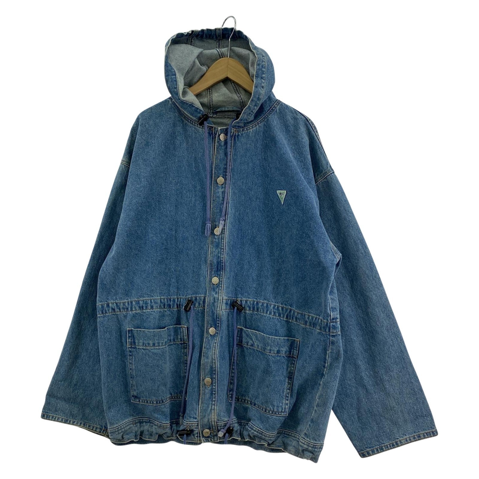 デニムジャケット GUESS JEANS 90s USA製 デニムフーディー(L) L