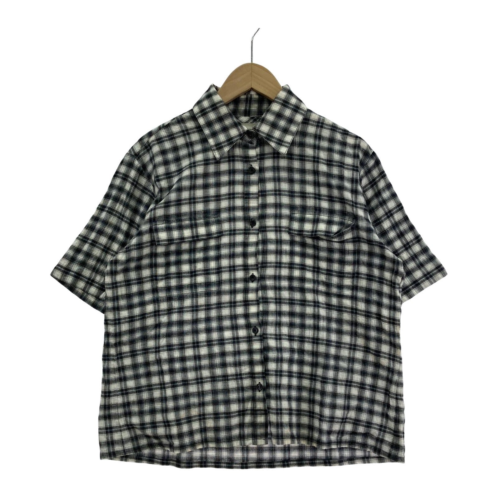 半袖シャツ GADID ANONIEM CYRIL/PLAID チェックシャツ
