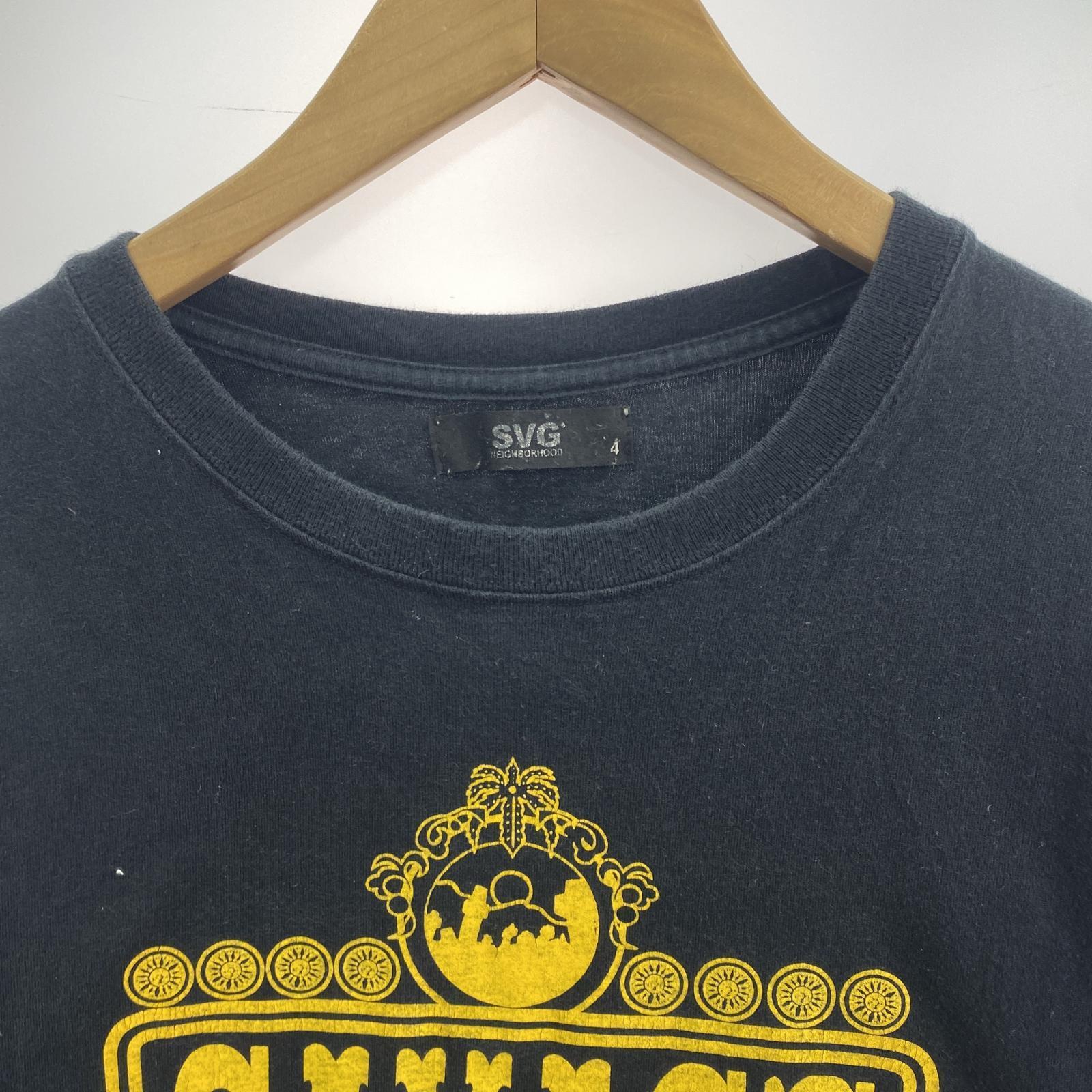 半袖Tシャツ SVG Neighborhood カットソー 4 ブラック