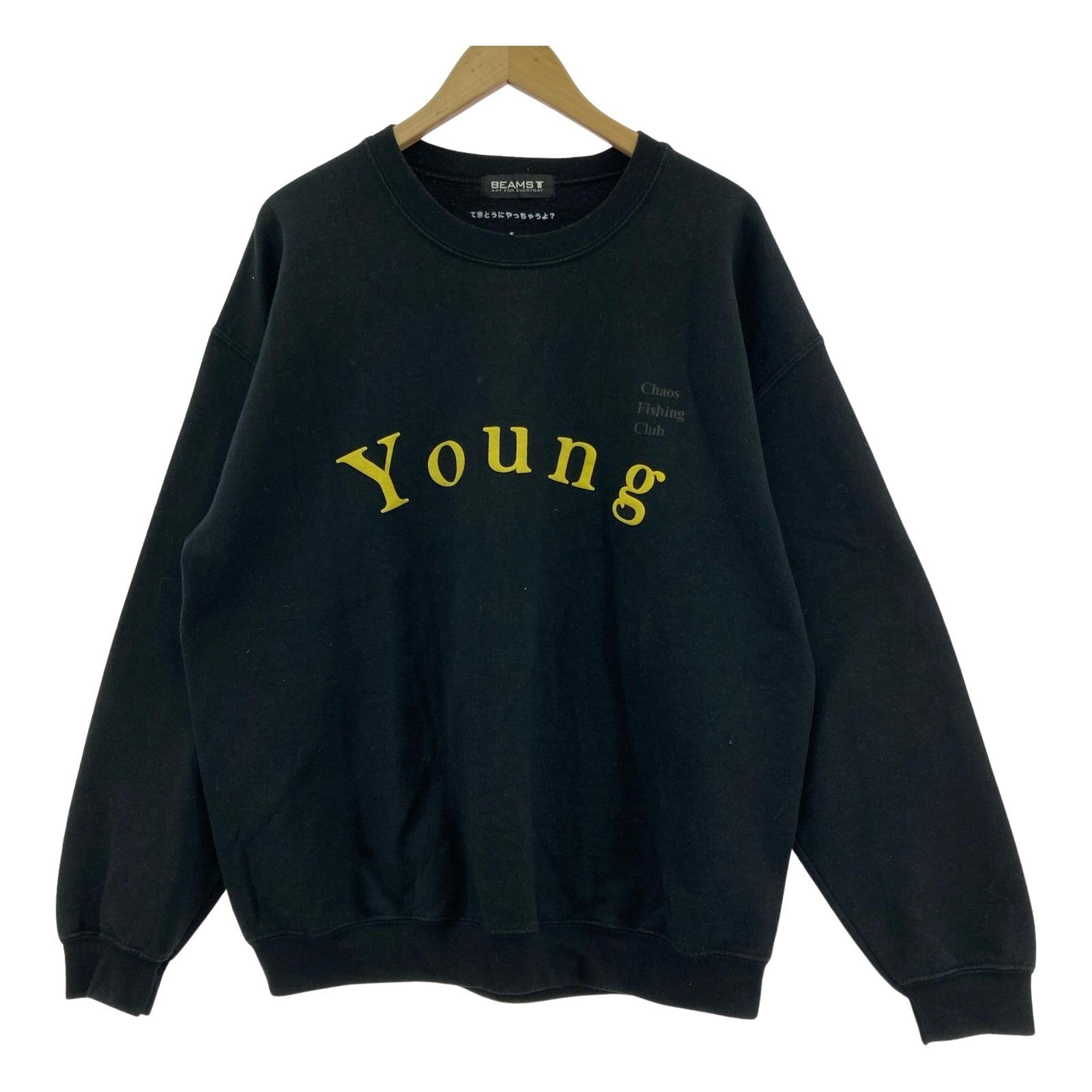スウェット Chaos Fishing Club L ブラック