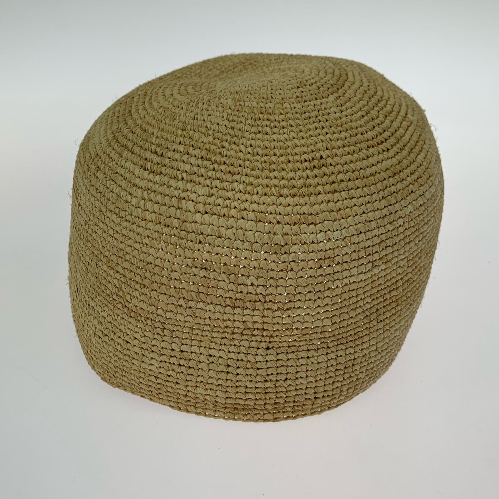 キャップ RAFFIA CAP ベージュ