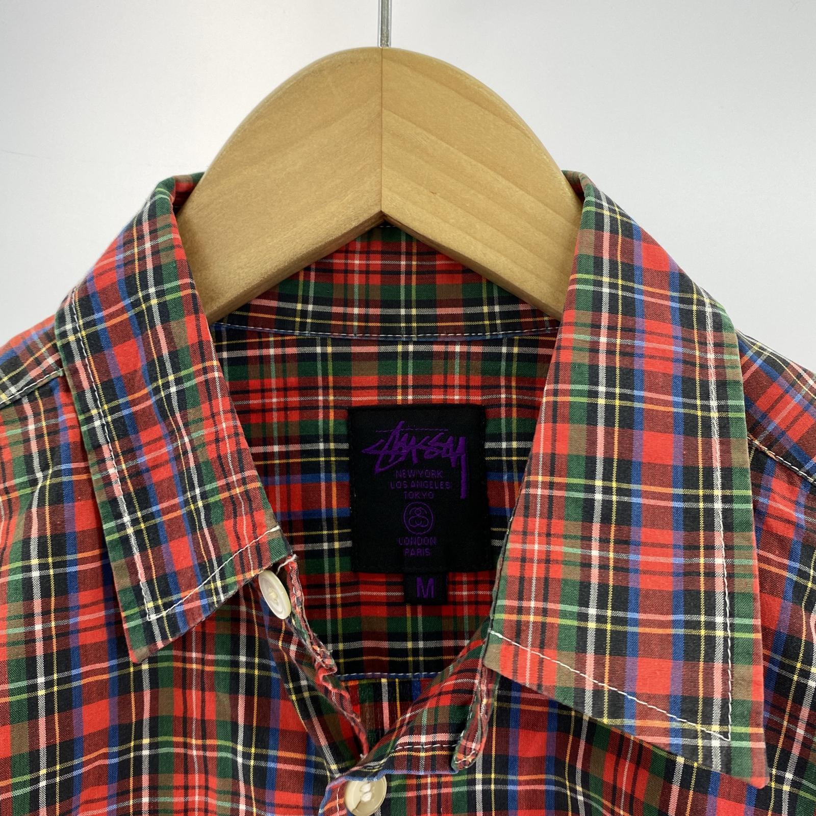 長袖シャツ ~00s USA製切替パッチワークシャツ(M) M