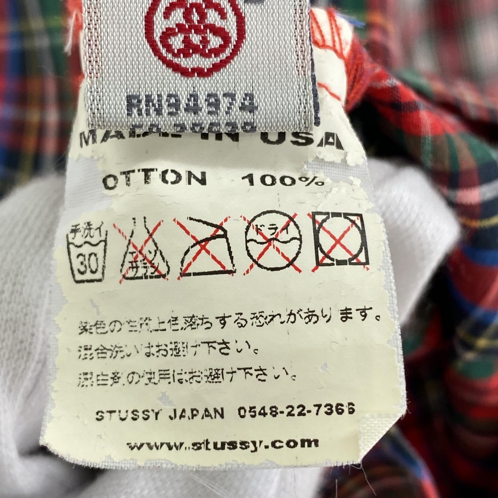 長袖シャツ ~00s USA製切替パッチワークシャツ(M) M