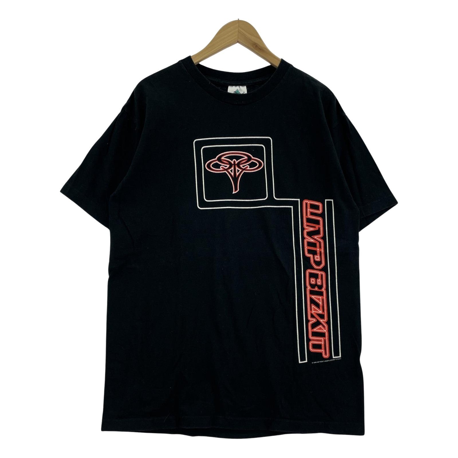 半袖Tシャツ 99s LIMP BIZKIT メタル ラップ バンドTee L ブラック