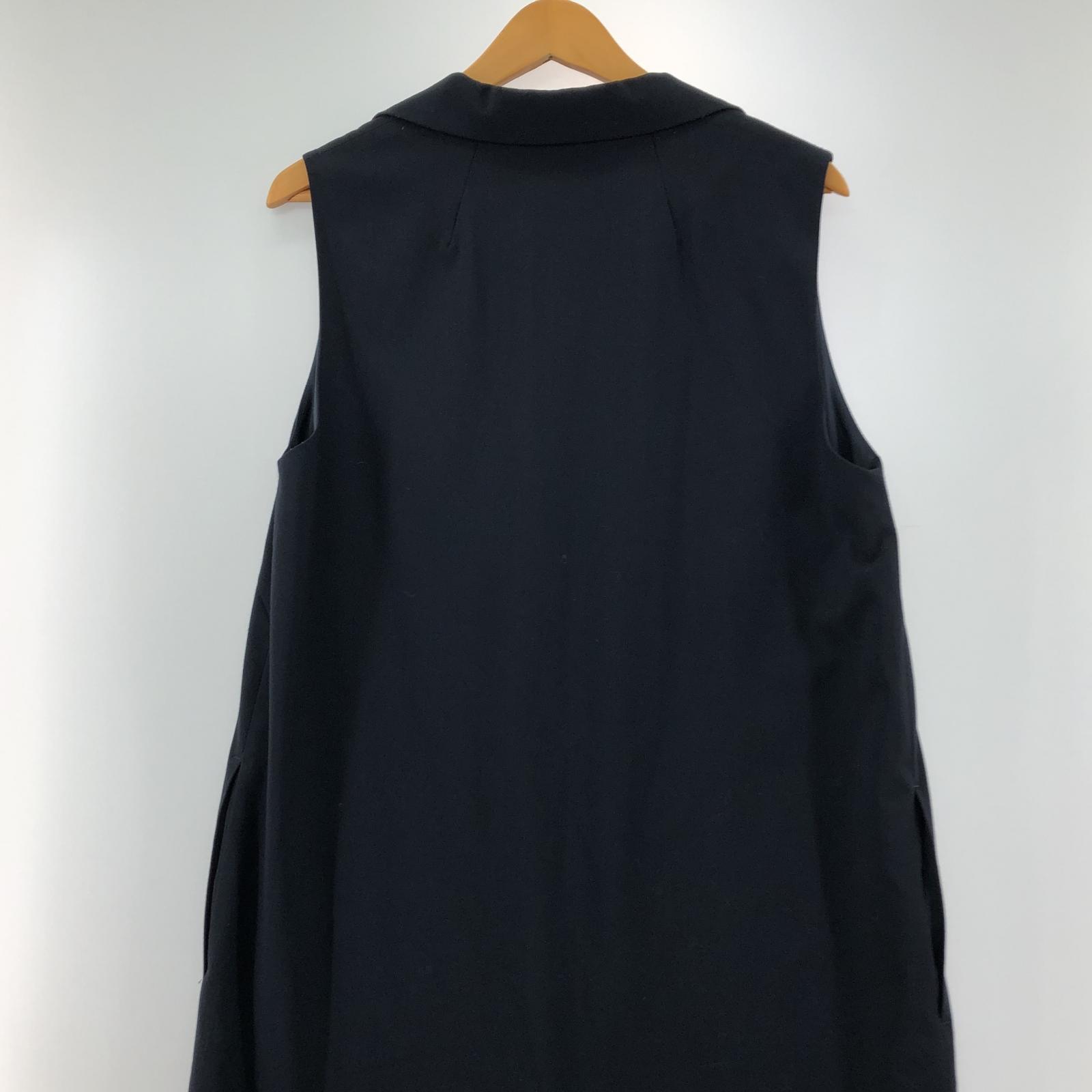 長袖シャツ ロングベスト ノースリーブジャケット NVY ネイビー