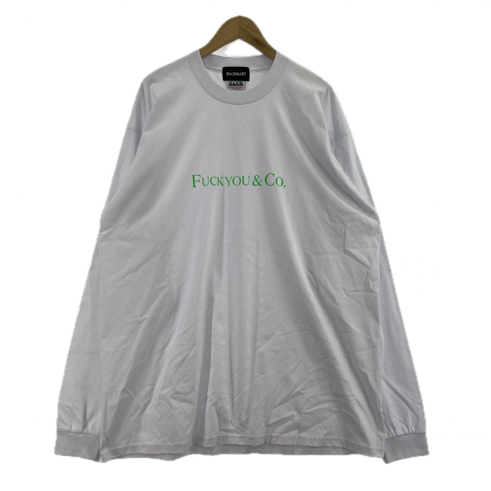 長袖Tシャツ MAJOGARY FUCKYOU &CO. Tシャツ ホワイト
