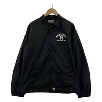 ジャケット A BATHING APE PIRATE コーチジャケット 黒 M ブラック
