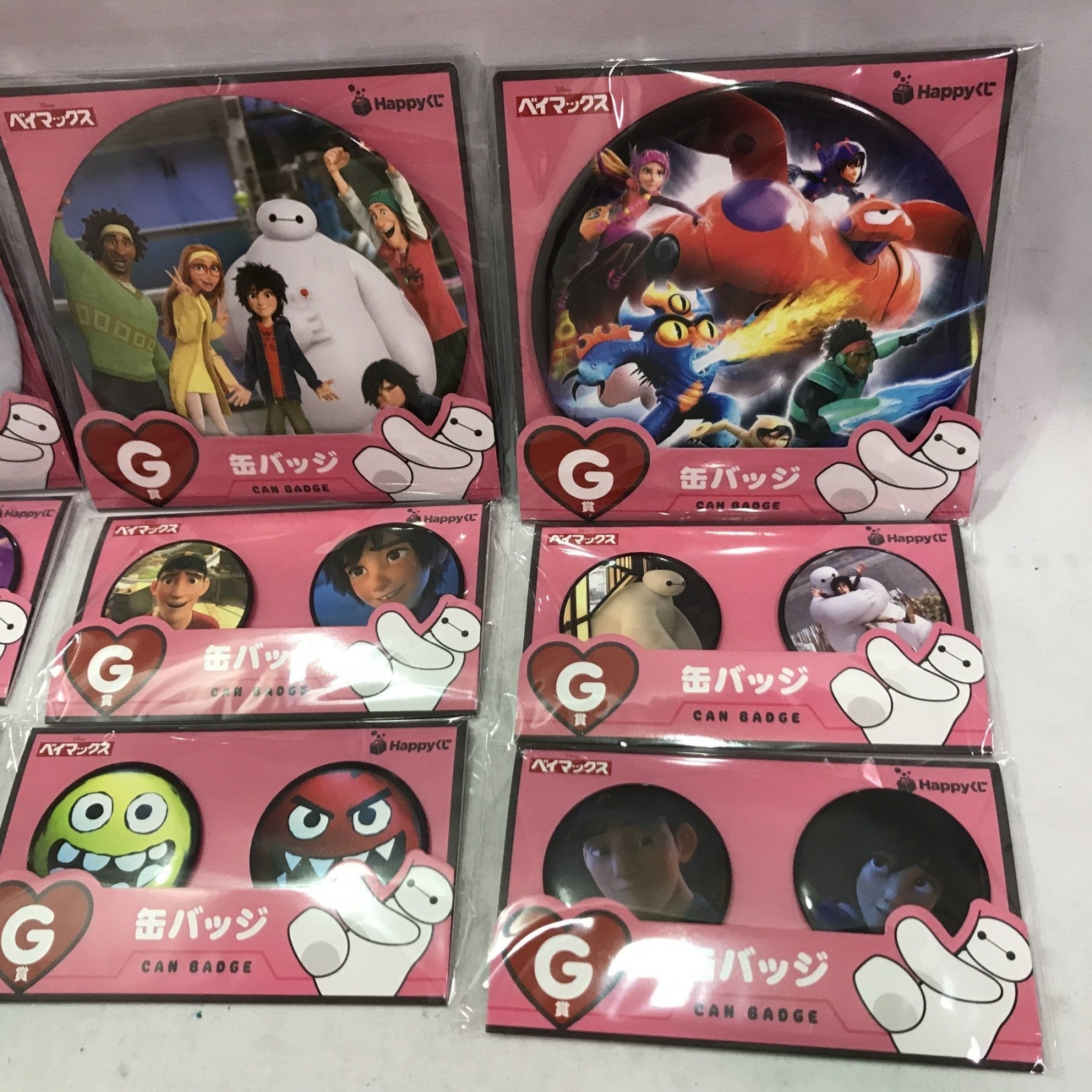 ベイマックス G賞 缶バッジ フィギュア/グッズ