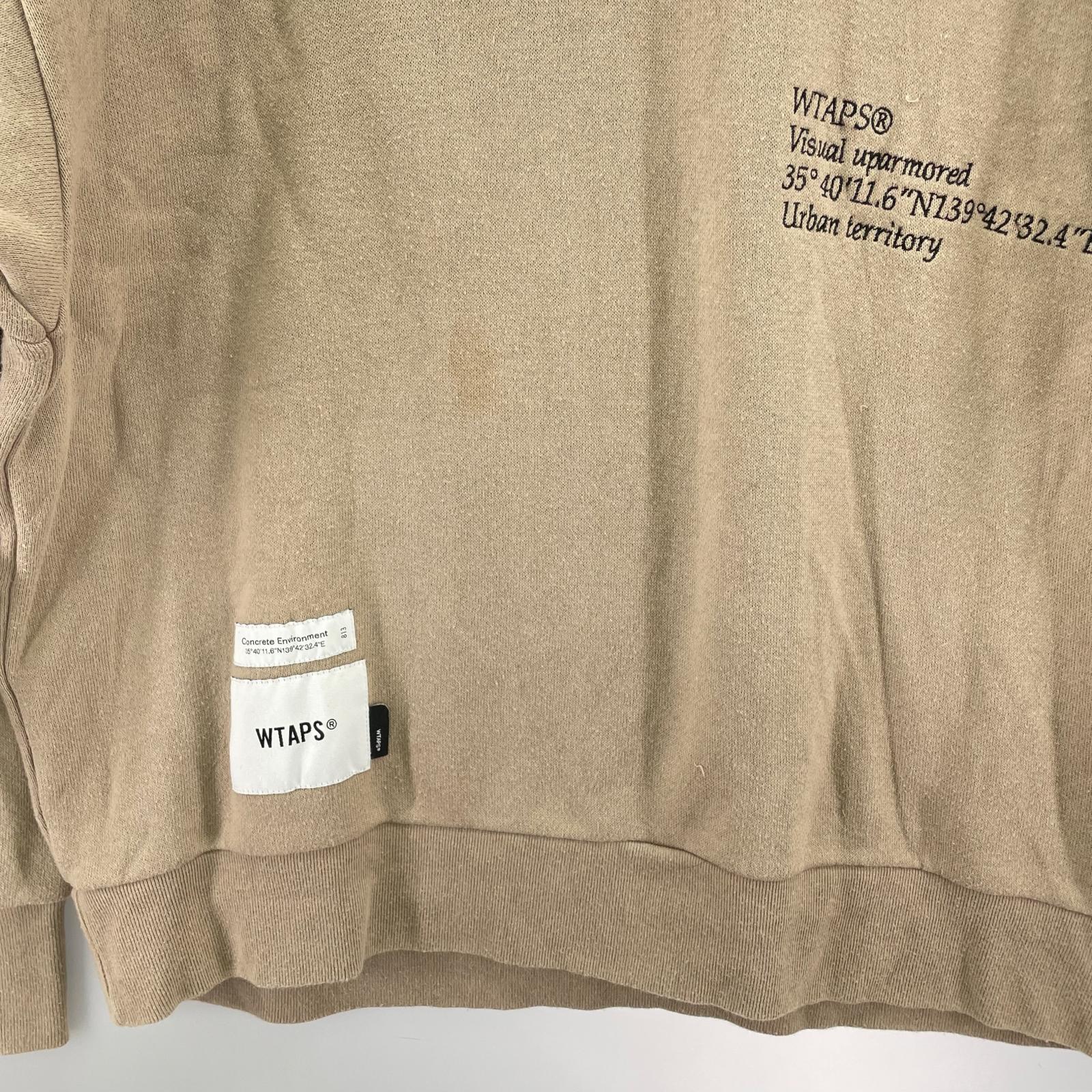 スウェット INSECT CREW NECK カーキ ベージュ
