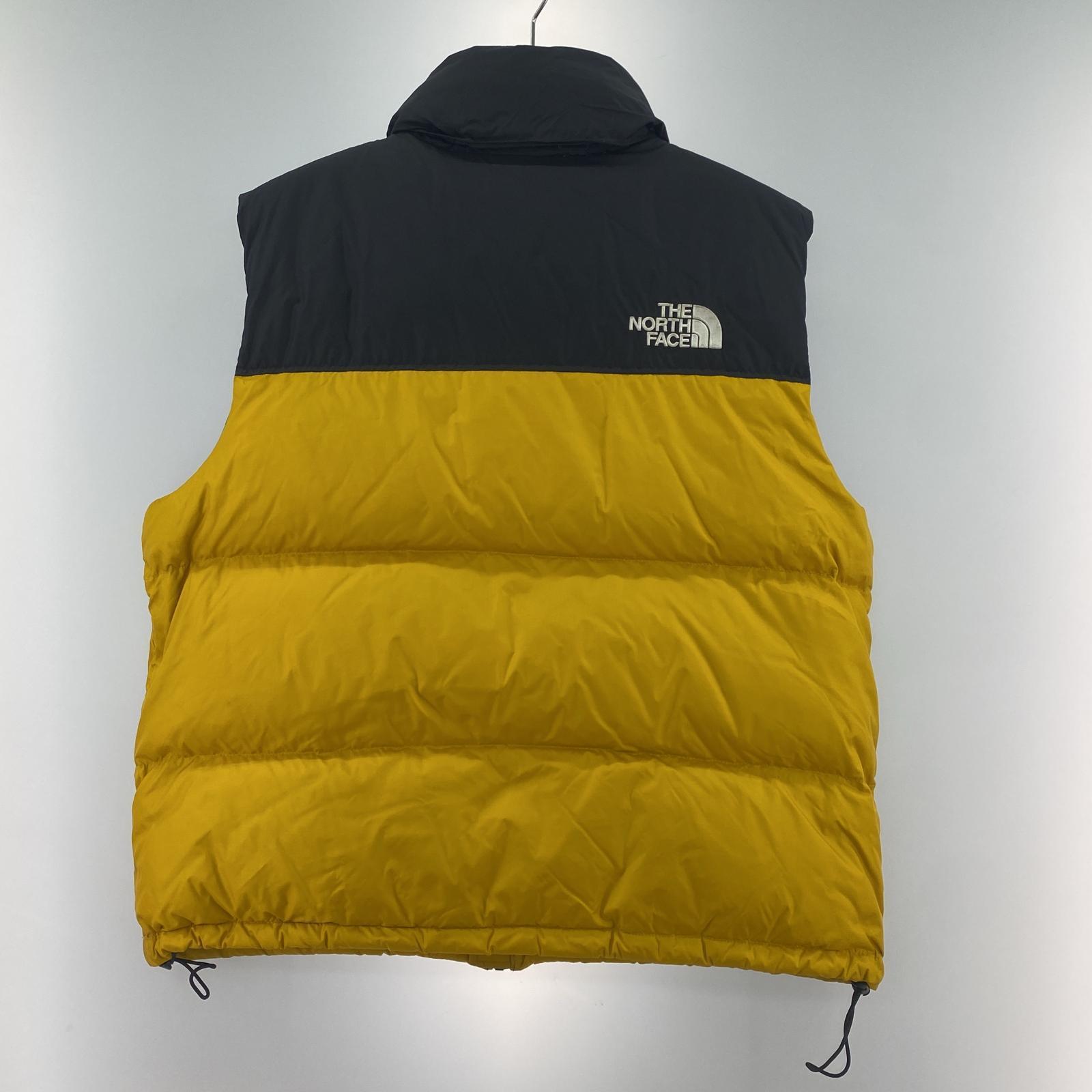 ダウンベスト ヌプシ バイカラー 黄×黒 XL