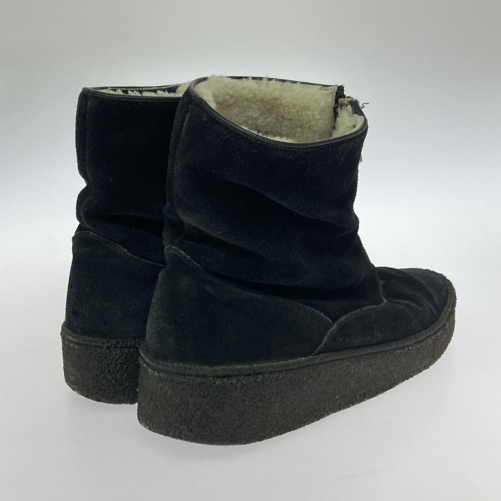 ブーツ CURLING ZIP BOOTS BY SANDERS ブラック