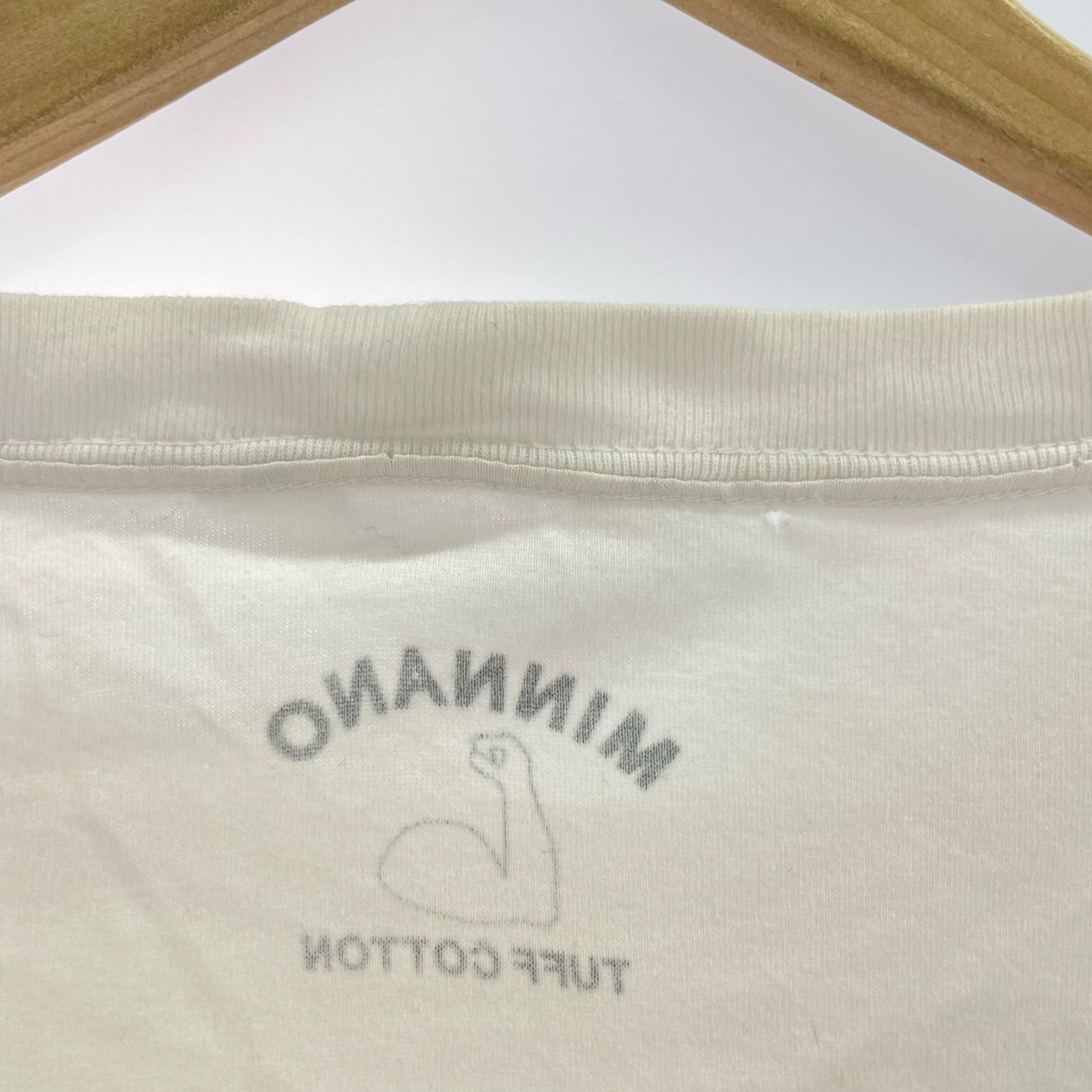 半袖Tシャツ MINANO S/Sカットソー 白 ホワイト