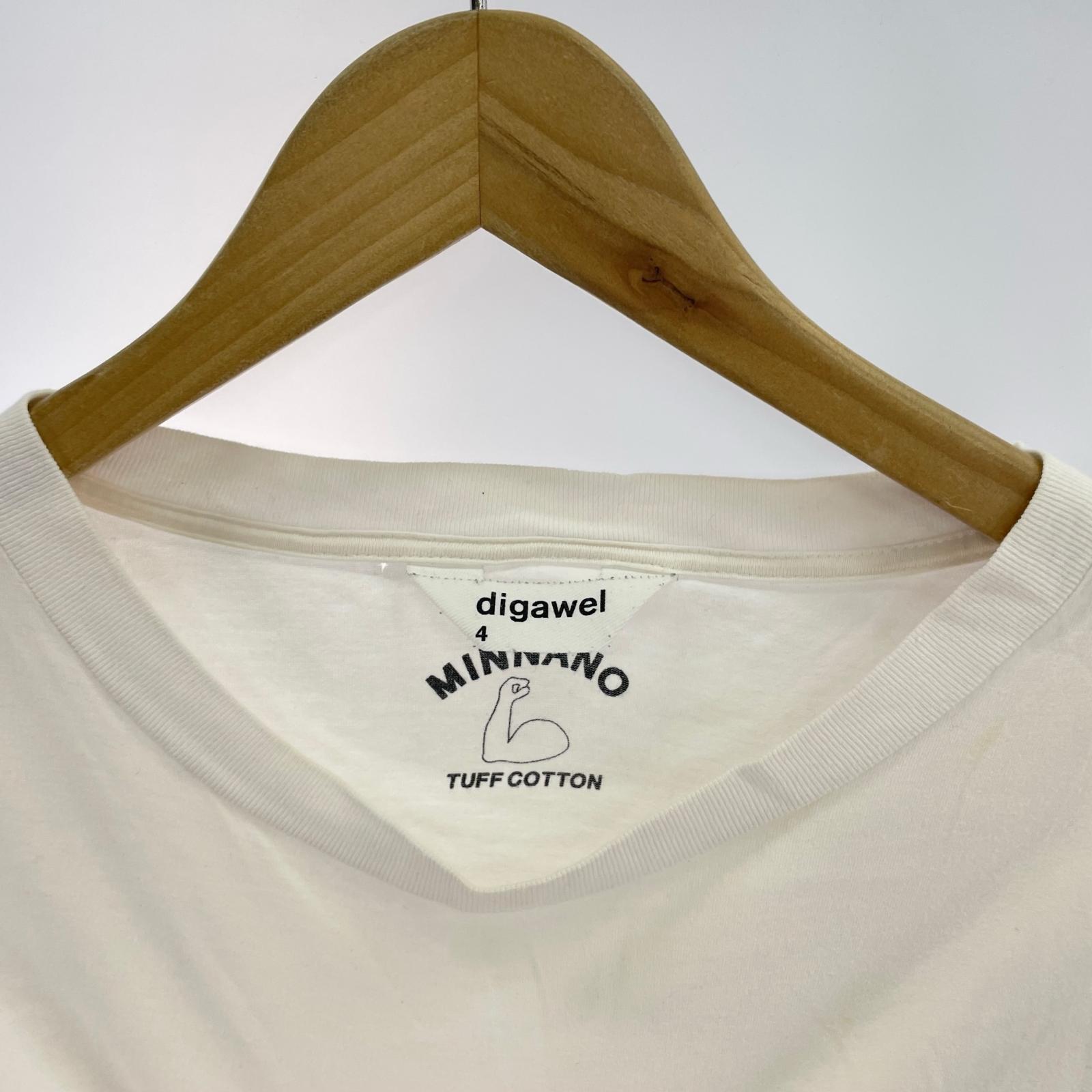 半袖Tシャツ MINANO S/Sカットソー 白 ホワイト