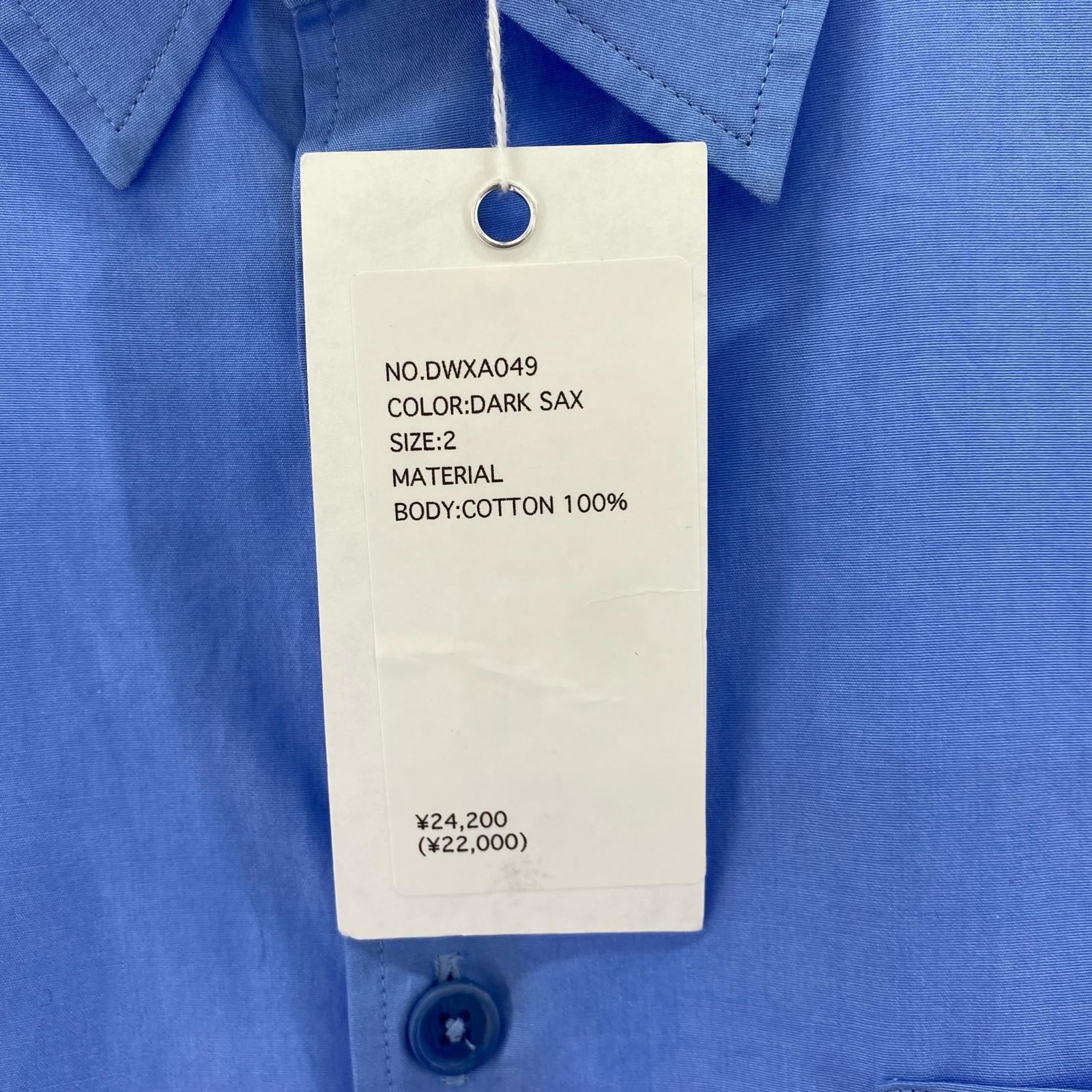 半袖シャツ OVERSIZED S/S SHIRTS DWXA049 2 ブルー