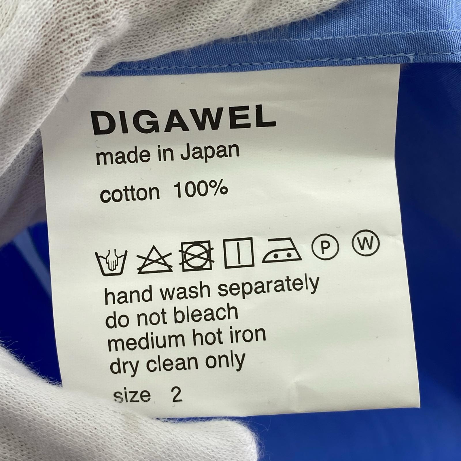 半袖シャツ OVERSIZED S/S SHIRTS DWXA049 2 ブルー