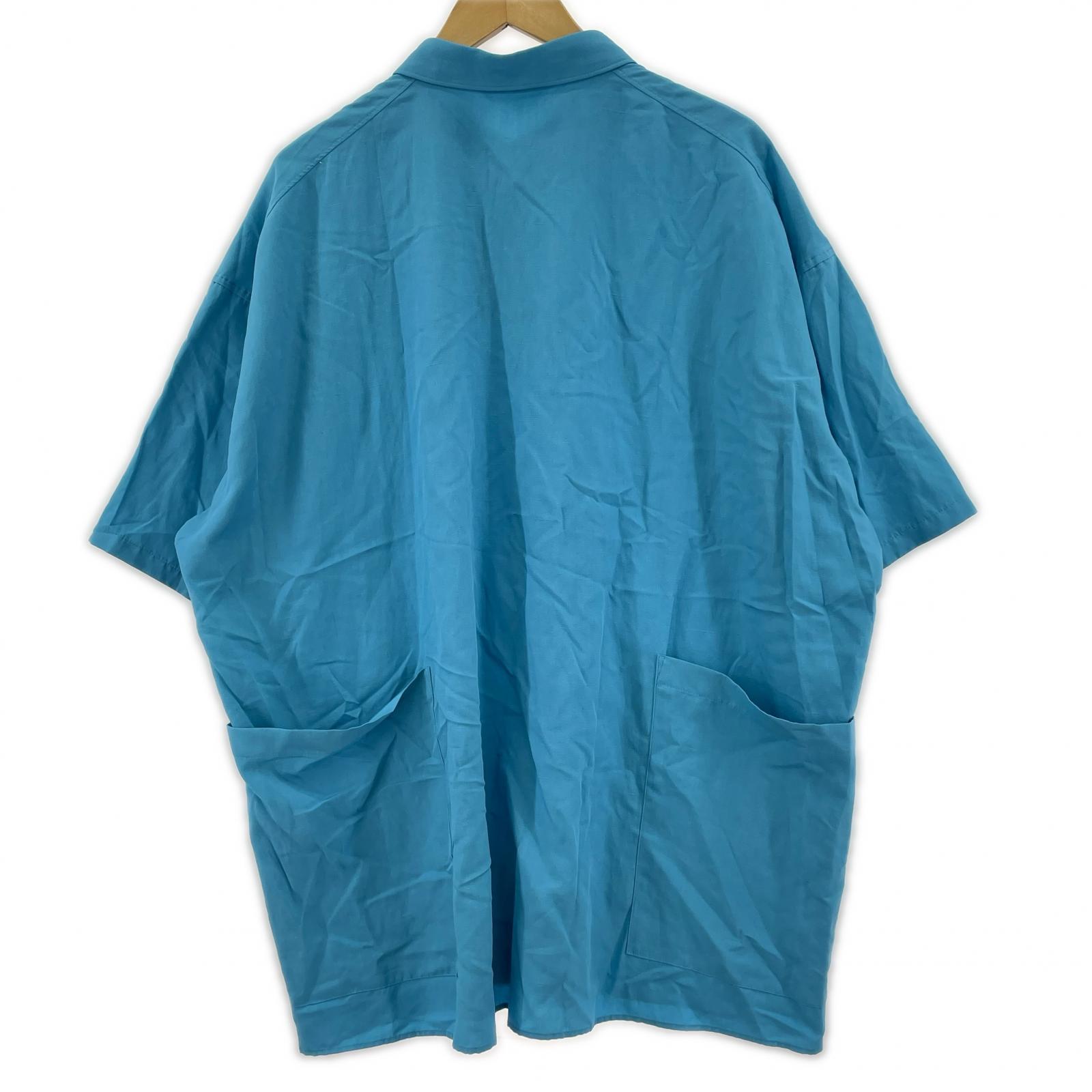 半袖シャツ Side pocket S/S shirt DWXA051 ブルー