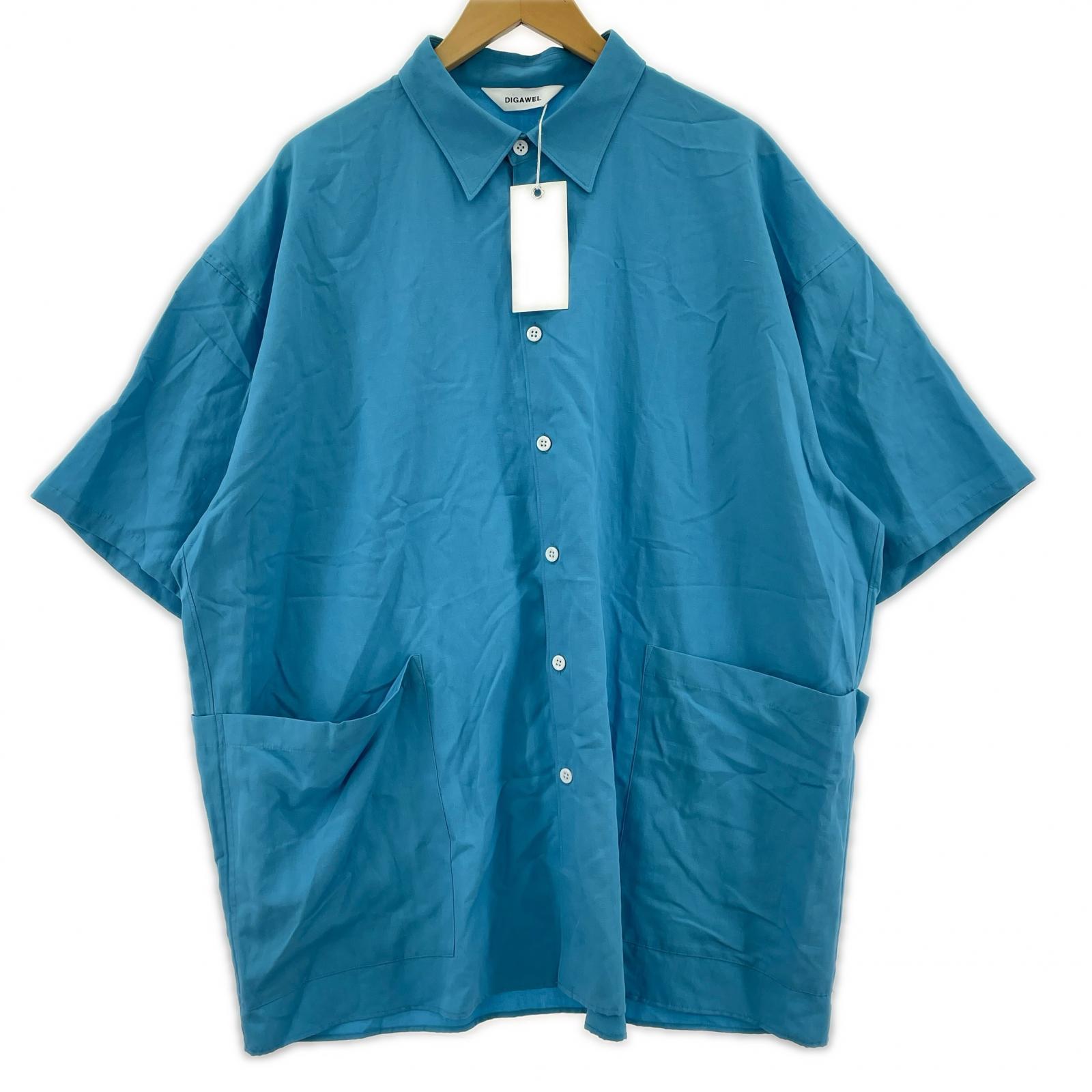 半袖シャツ Side pocket S/S shirt DWXA051 ブルー