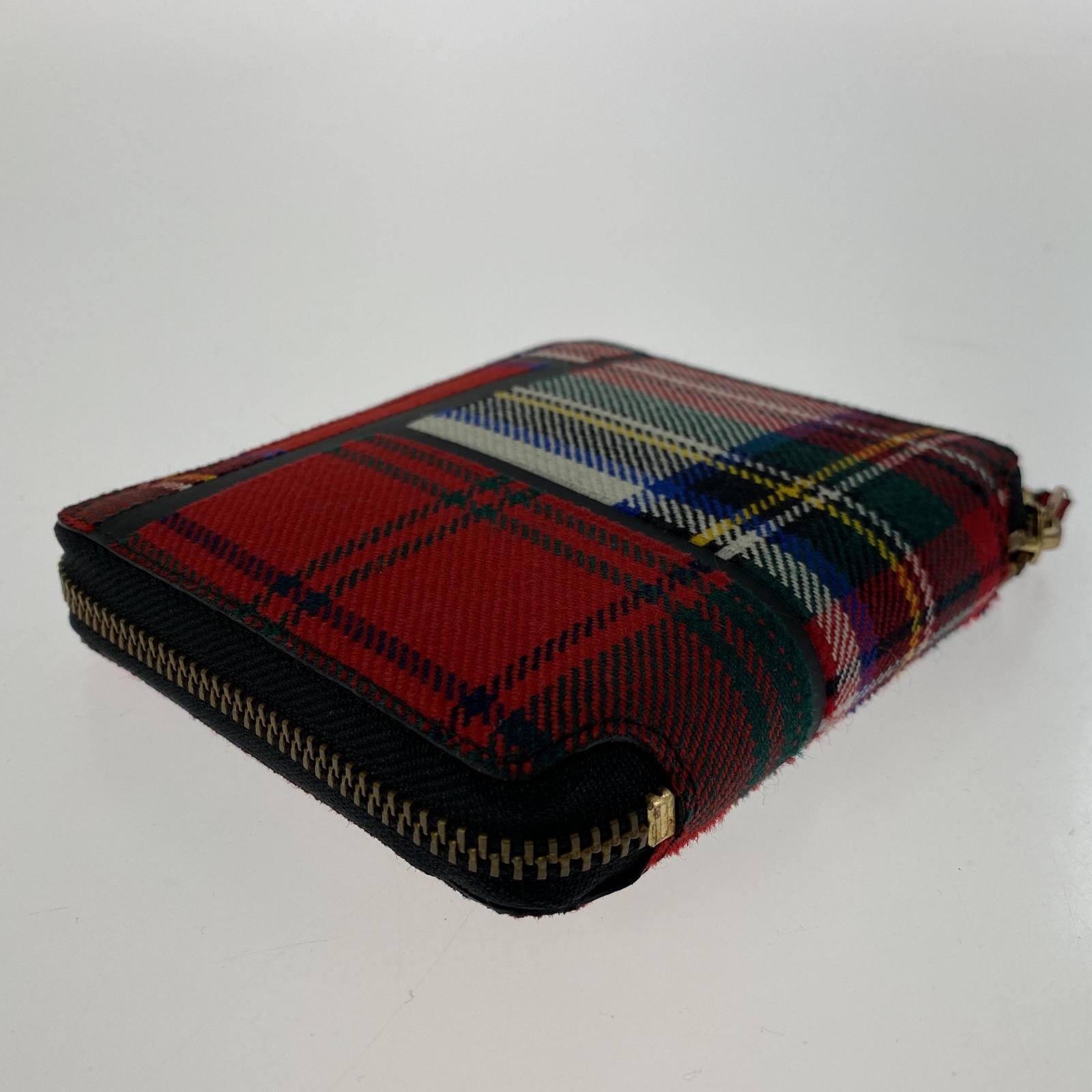 コンパクトウォレット TARTAN PATCHWORK 財布 マルチカラー