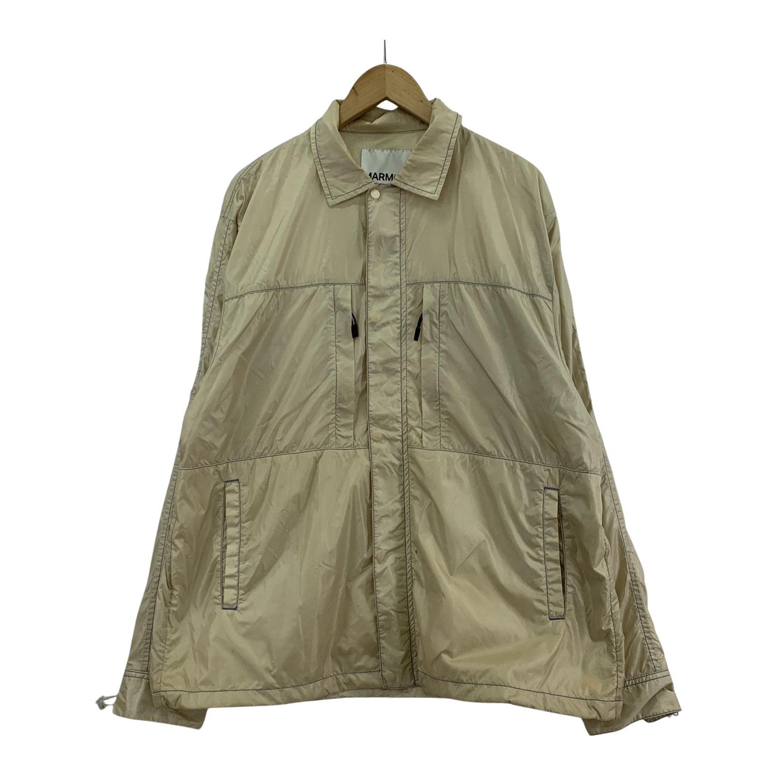 ジャケット MARMOT CAPITAL 24SS ナイロン ジャケット 白 (L) L ベージュ