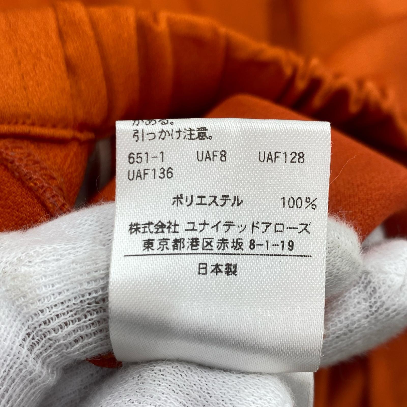 パンツ 6 ROKU サテンパンツ オレンジ 36 オレンジ