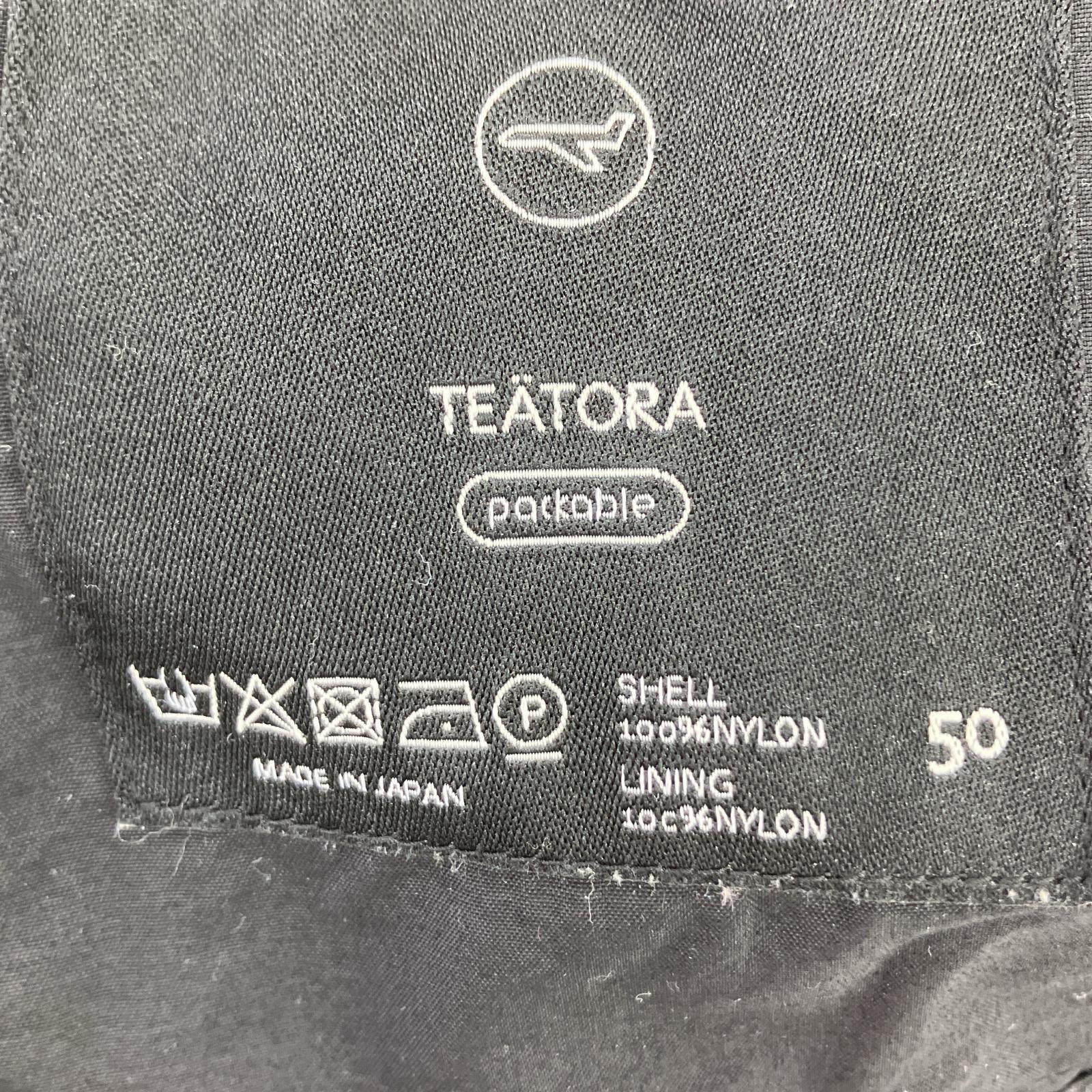 ジャケット TEATORA SOUVENIR HUNTER S/L-P BLACK スーベニアハンター 50 ブラック