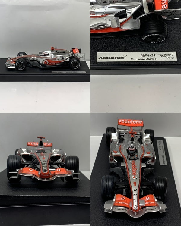ホットウィール 1/18 マクラーレン MP4-22 F.アロンソ #1 スケールカー