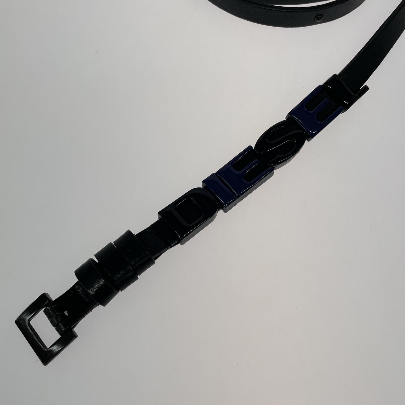 その他アクセサリー ロゴプレートベルト ブラック